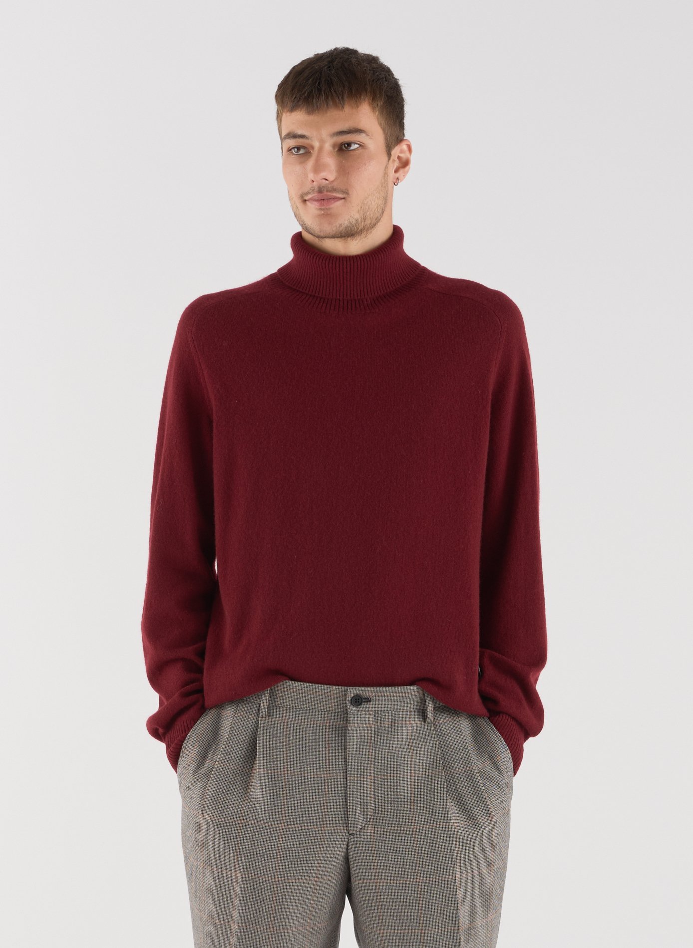 Ruimvallende trui van kasjmier met opstaande kraag SAISON 1865