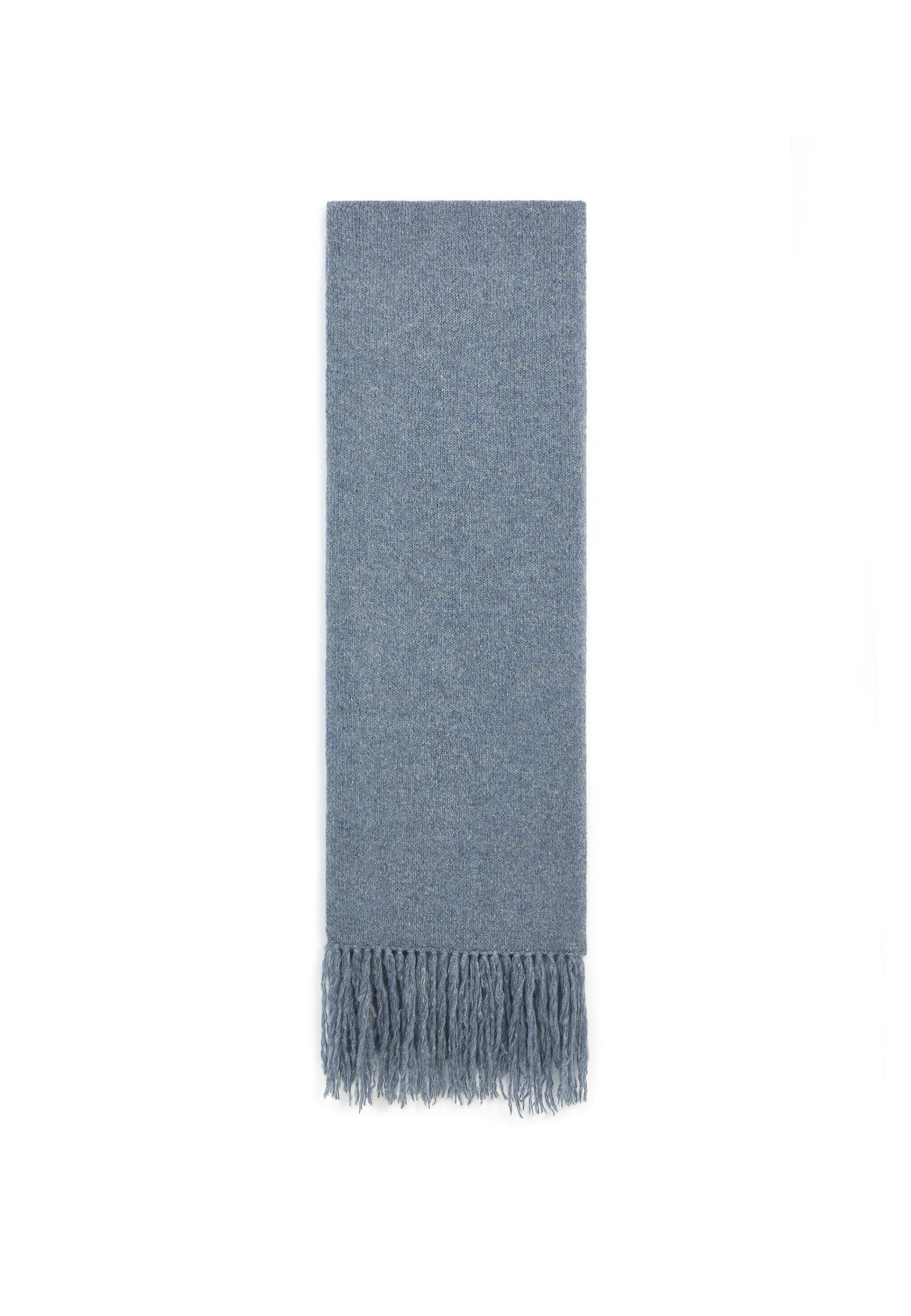 Long chunky knit scarf RODIER Blue