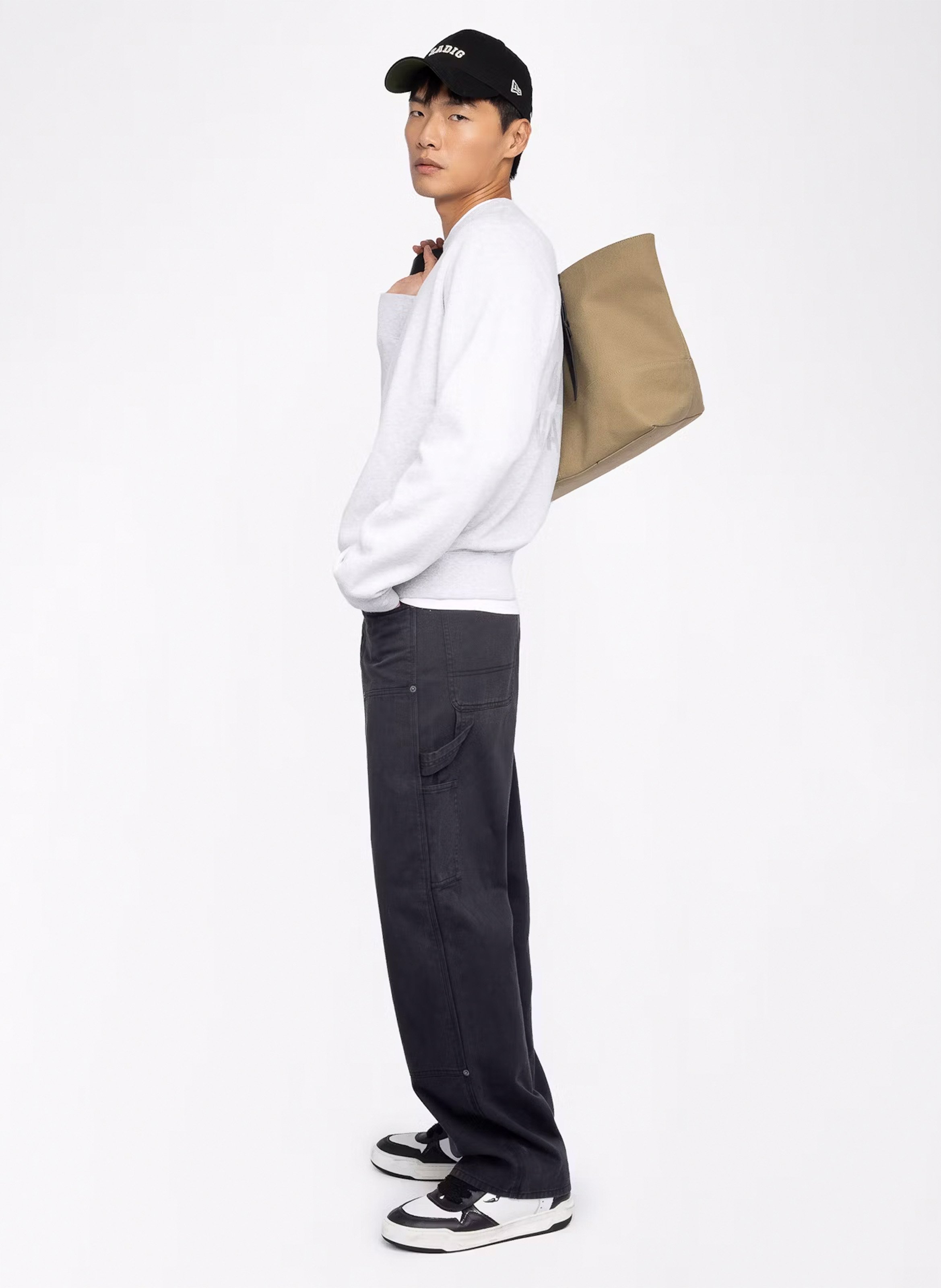 Sweat col rond en coton mélangé ZADIG&amp;VOLTAIRE Gris