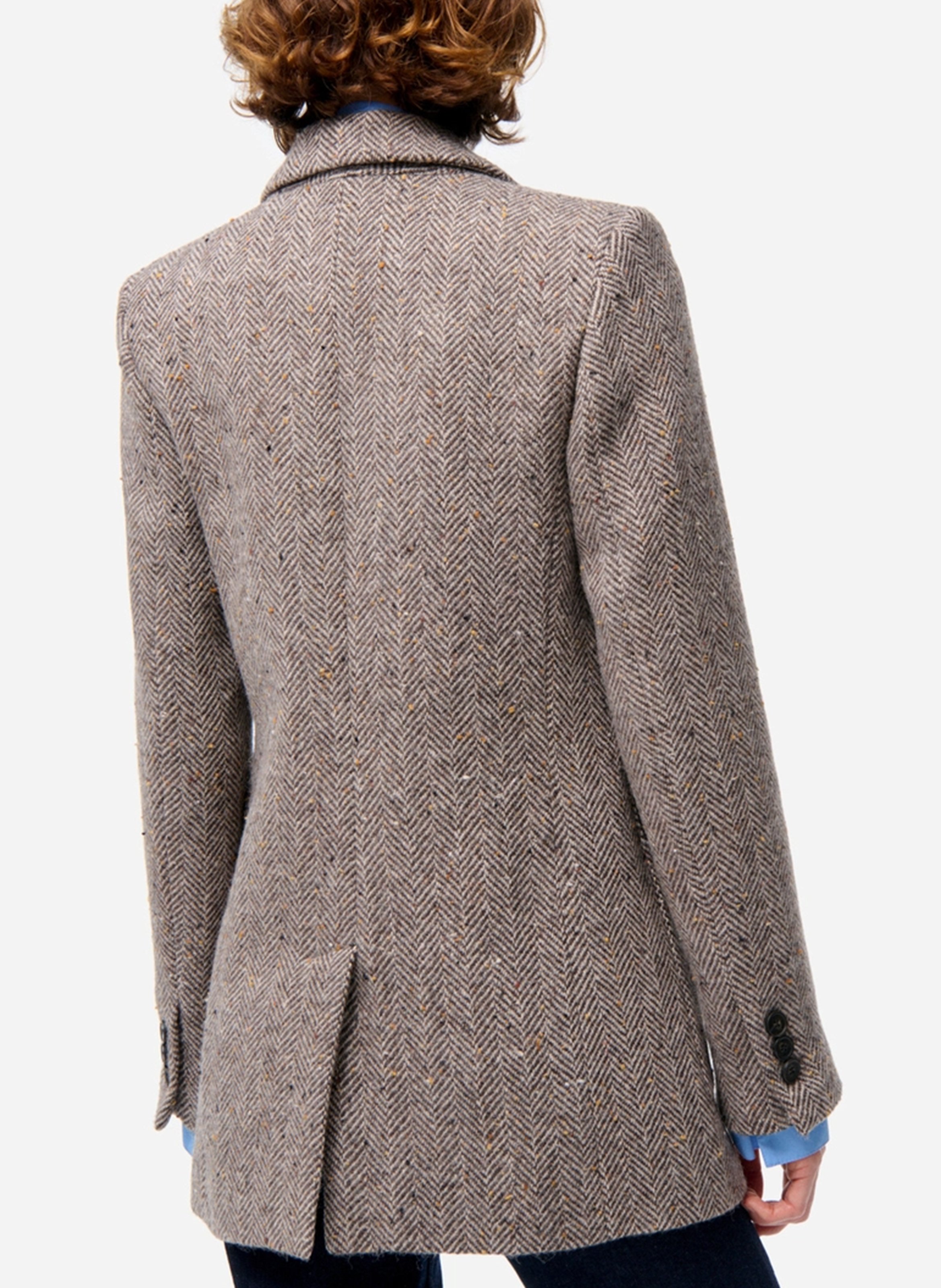 Wool-blend blazer VANESSA BRUNO Grey