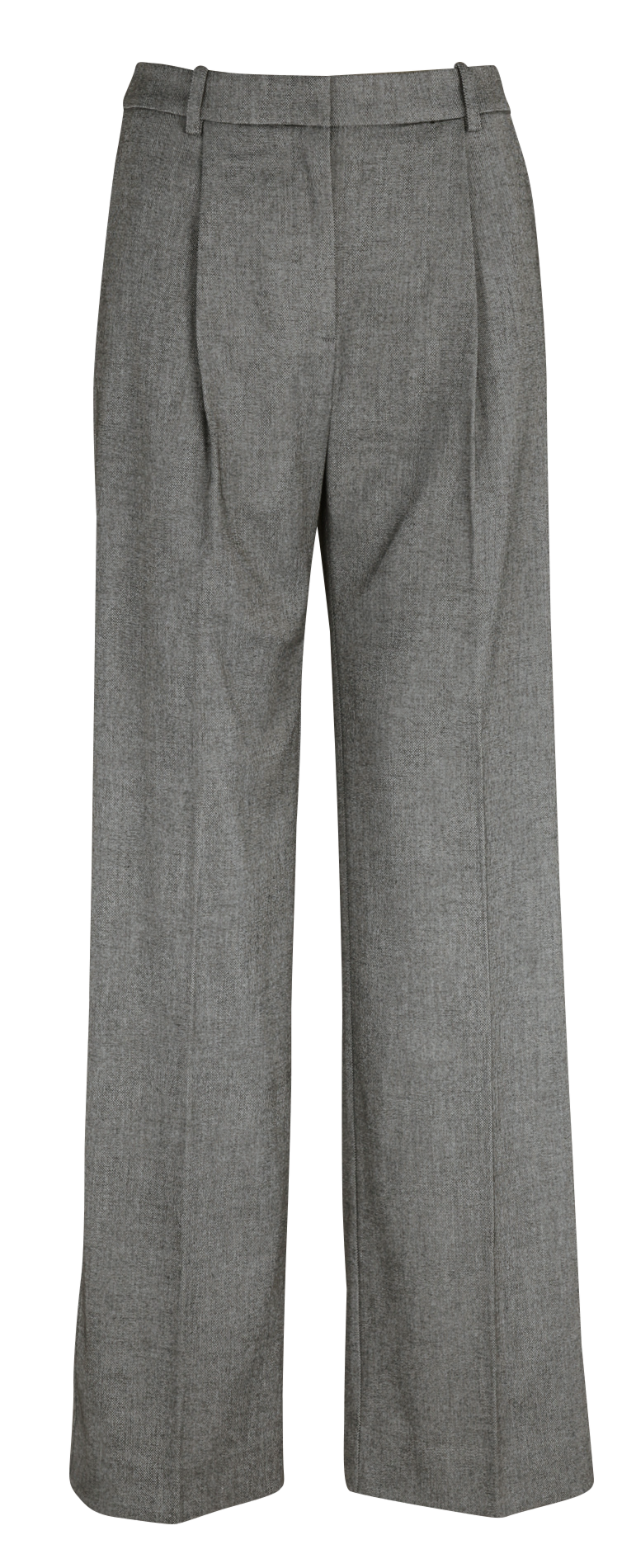 Pantalon large chiné à plis KOOKAI Gris