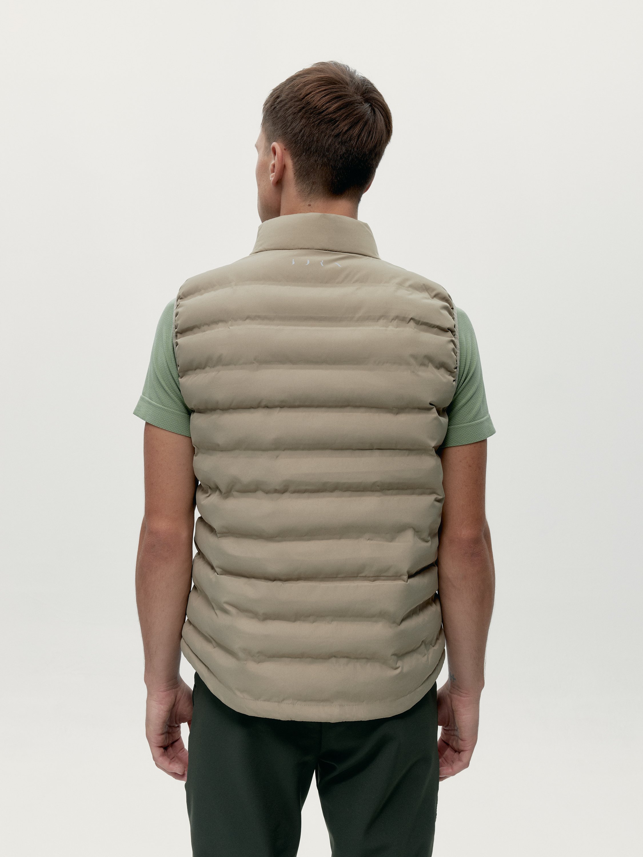 Zip-up performance athleisure sports jacket BORN LIVING YOGA Brown