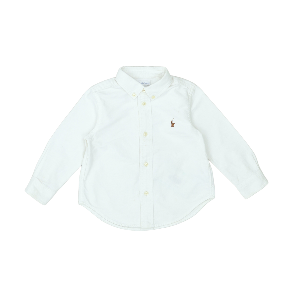 White baby shirt - 24 months POLO RALPH LAUREN - Seconde Main White