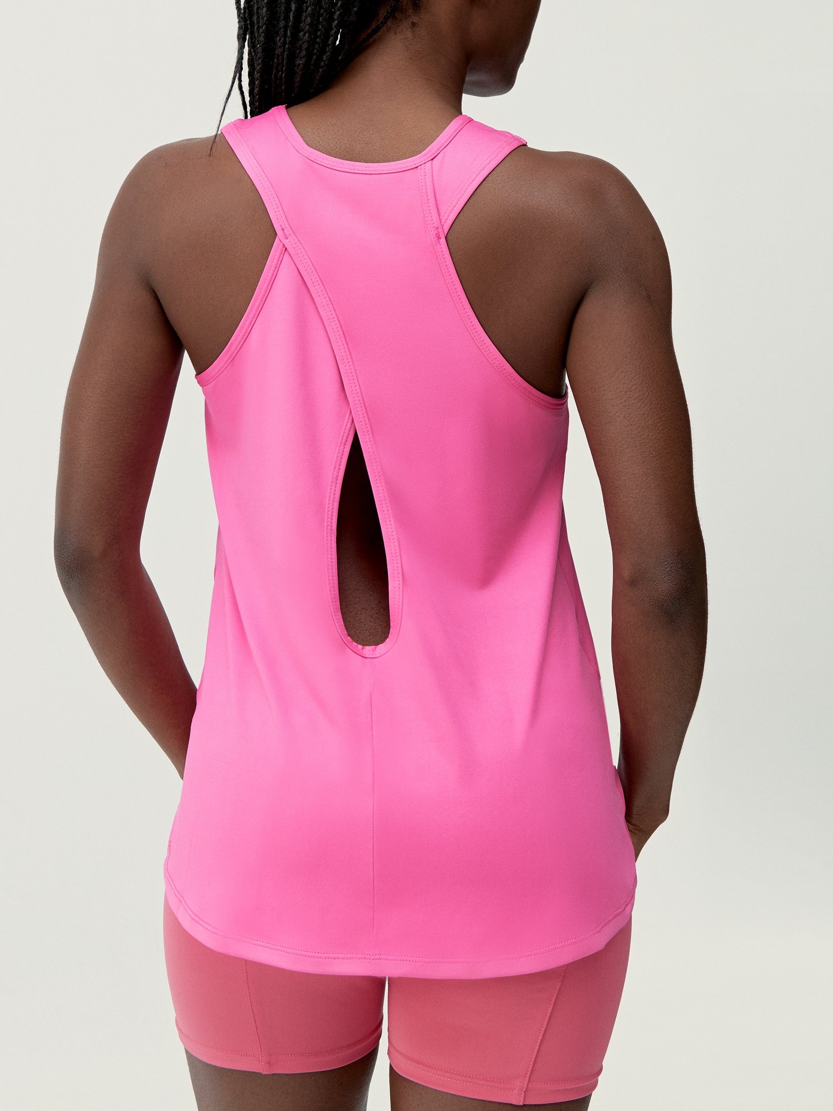 Sleeveless performance sports t-shirt BORN LIVING YOGA Pink