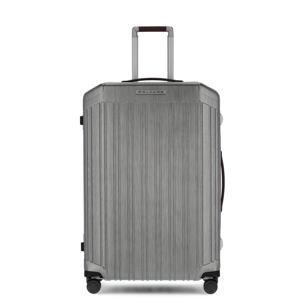 Large 4-wheel trolley suitcase with TSA lock PIQUADRO Black