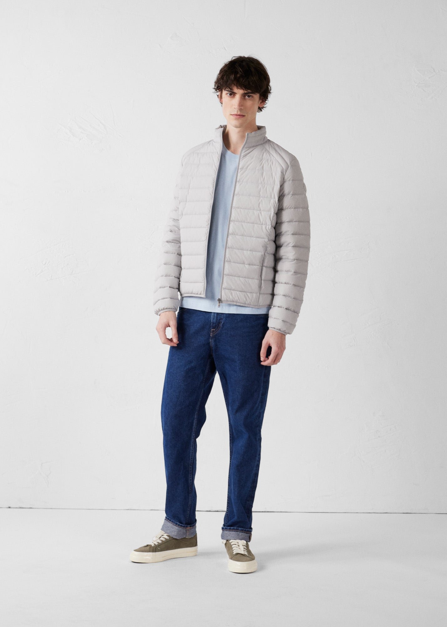 Stretch light down jacket Aragon JOTT Grey