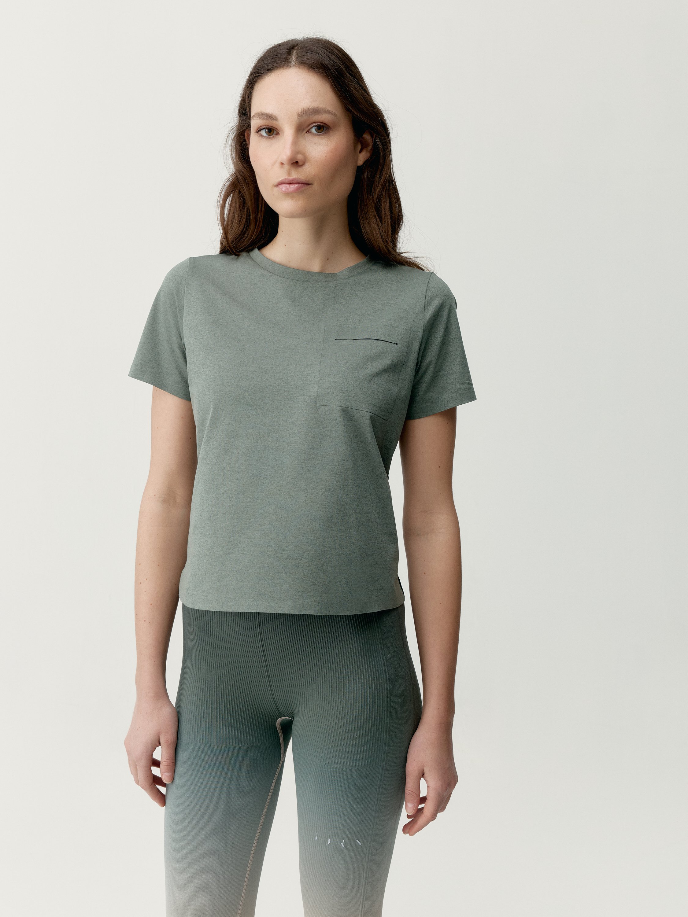 T-shirt de sport performance manches courtes rosella BORN Vert