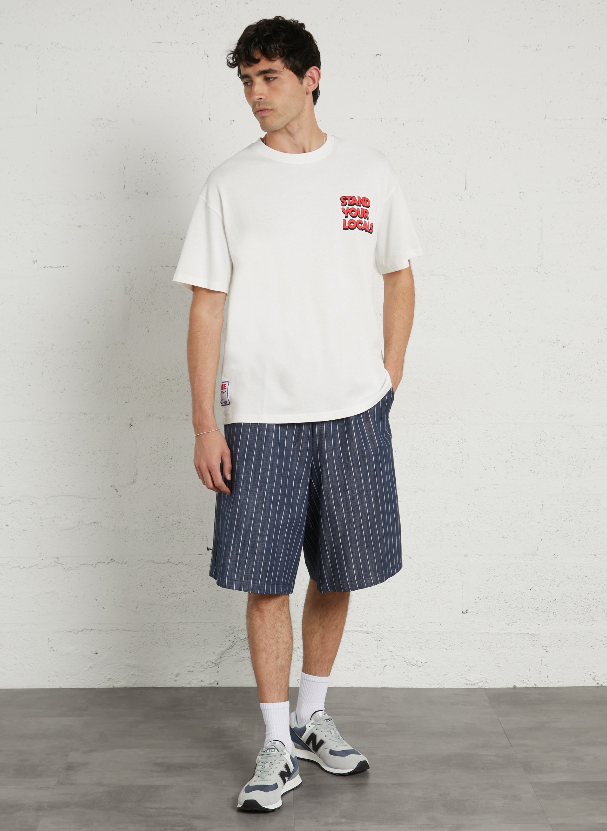 Camiliday round-neck sleeveless cotton top SOLID White