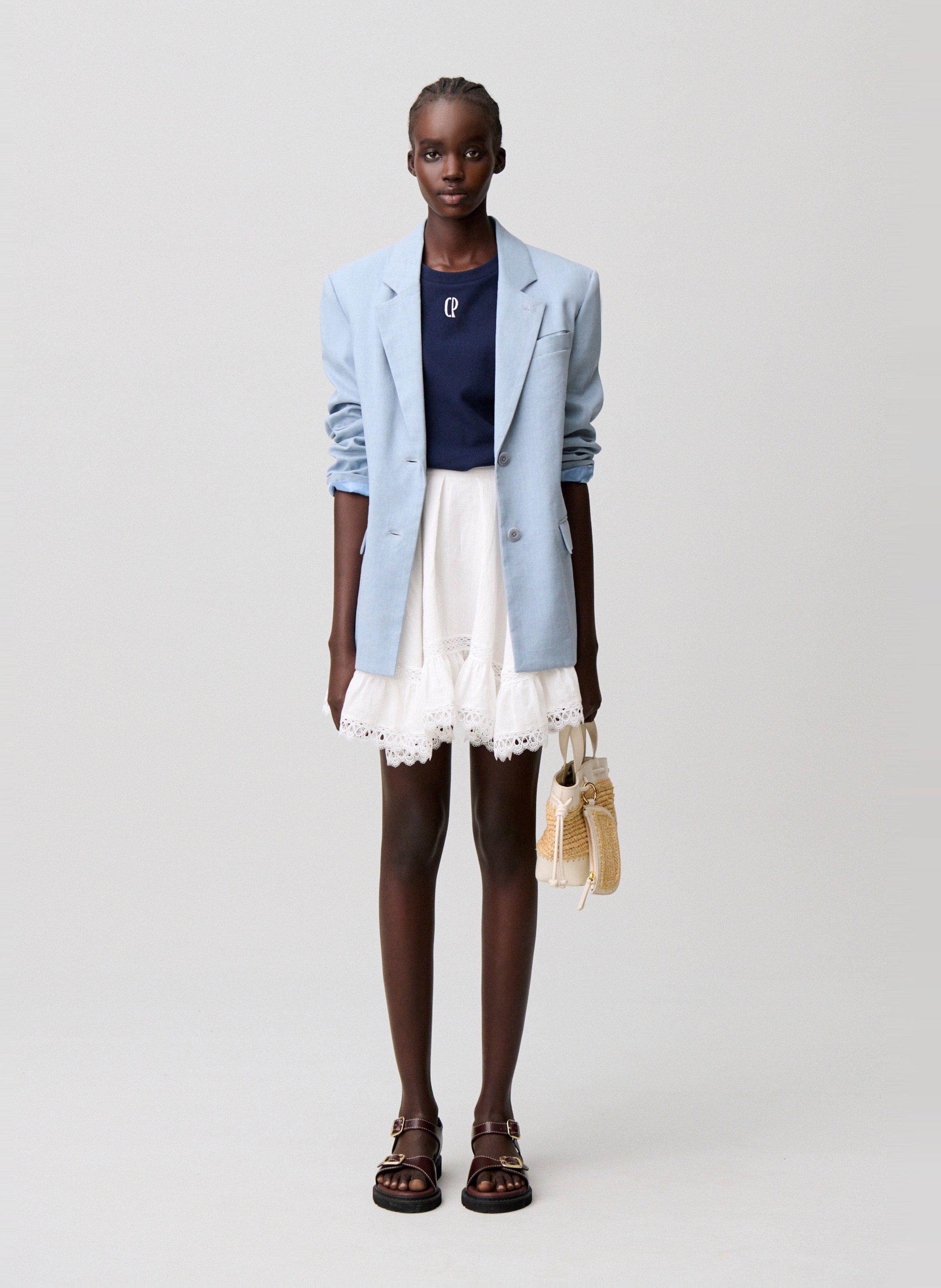 Jupe courte  CLAUDIE PIERLOT Beige