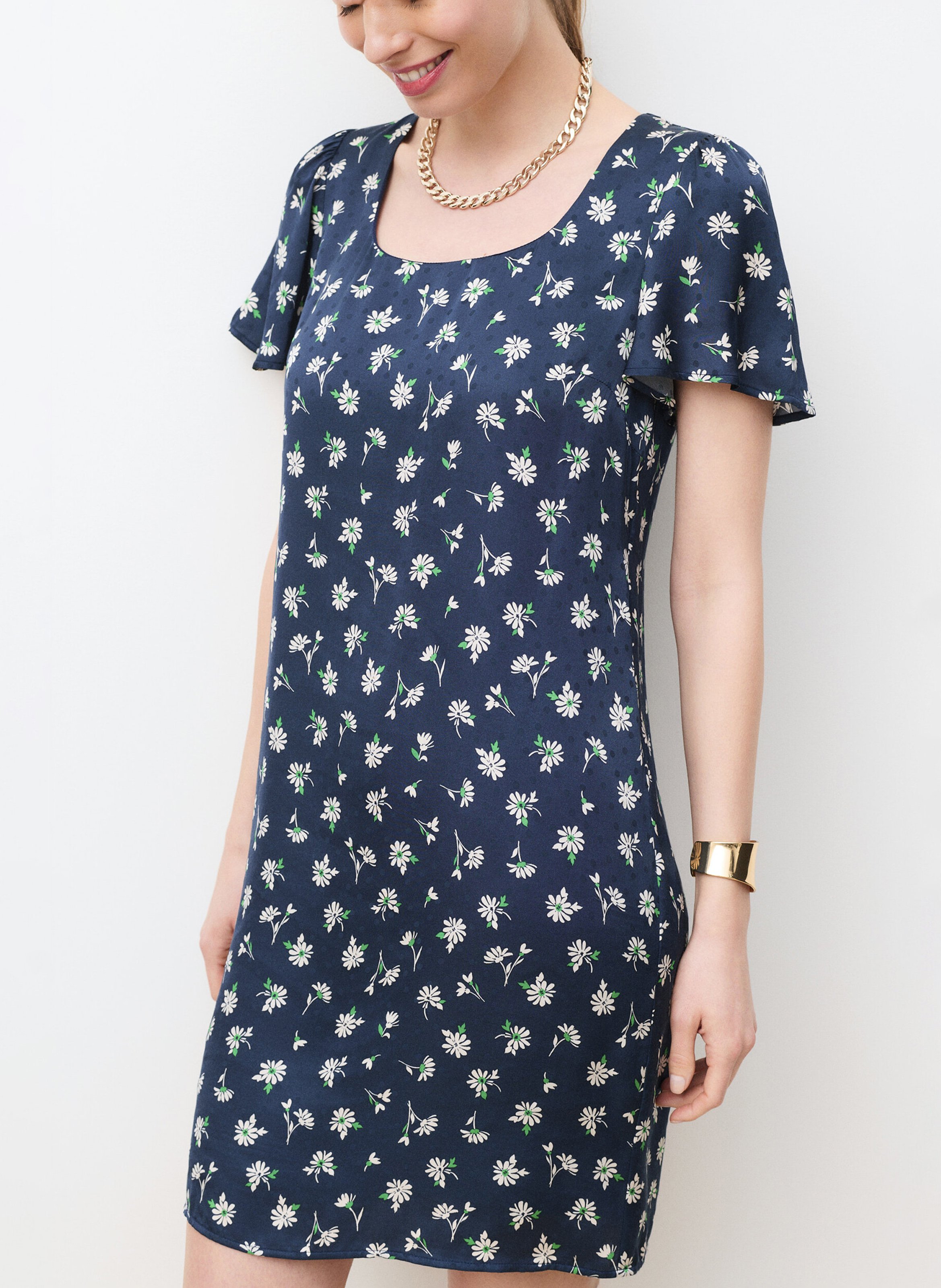 Printed dress CAROLL Blue