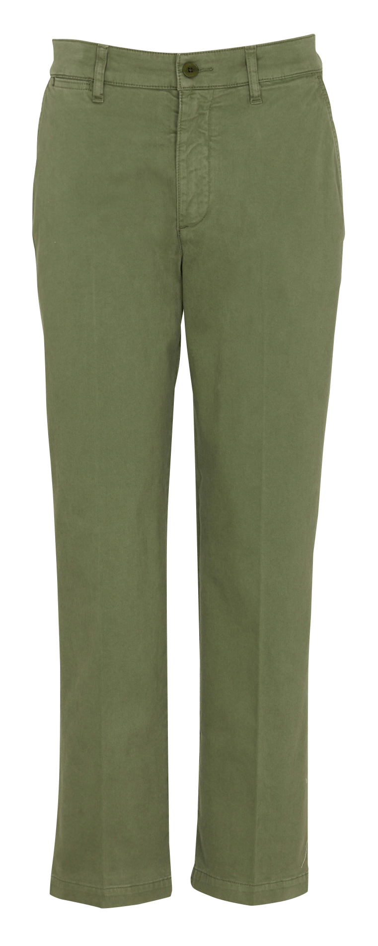 Chino droit uni en coton mélangé BENSIMON