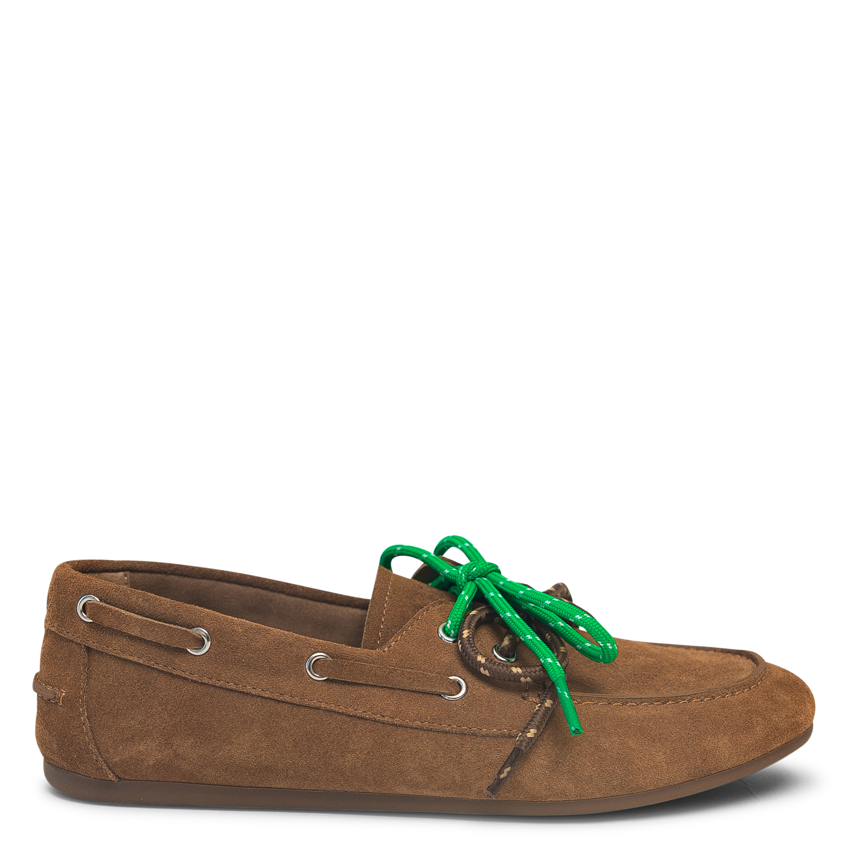 Chaussures bateau en cuir  0'105 Marron