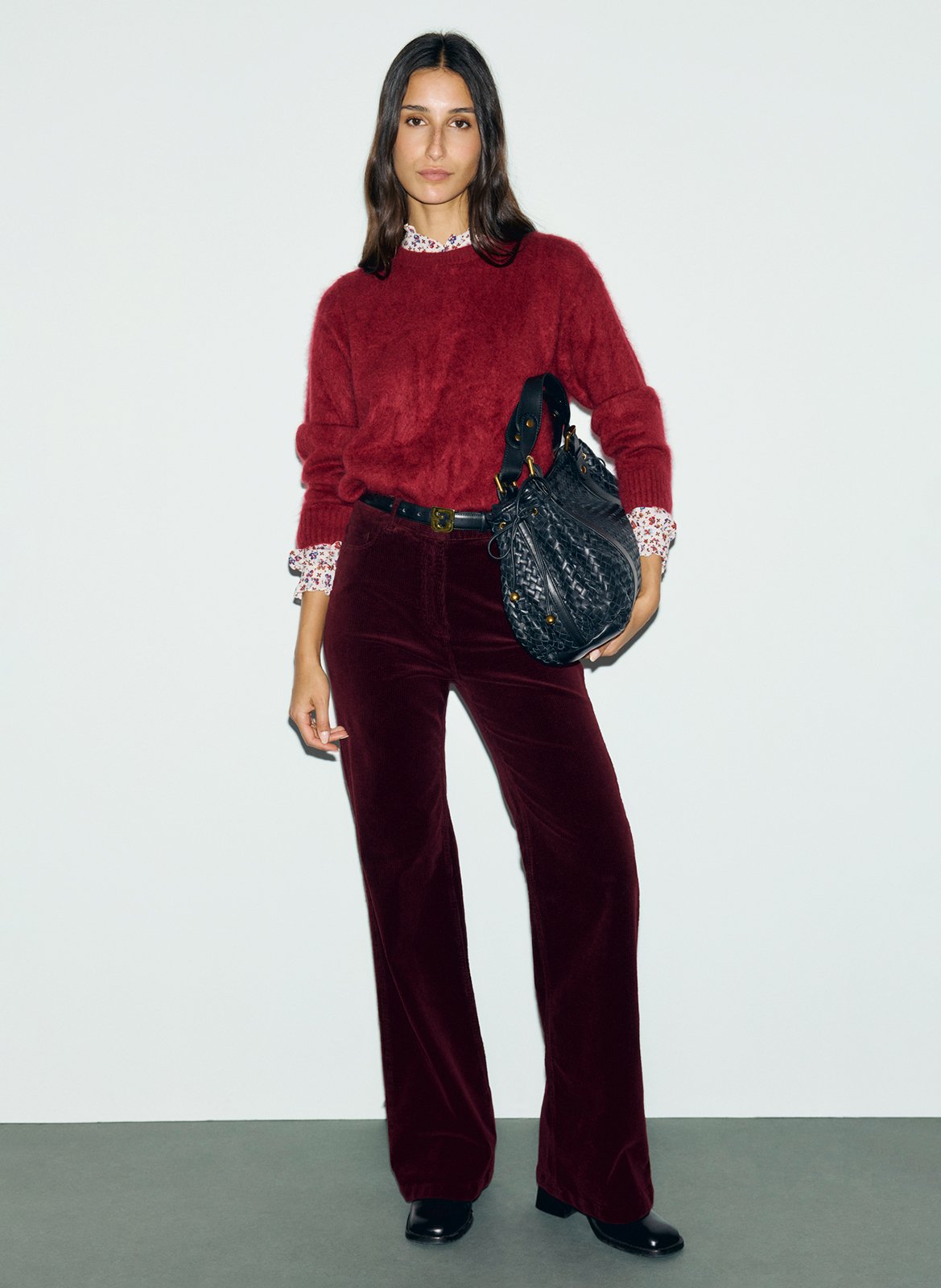 Brushed cashmere sweater GERARD DAREL Red