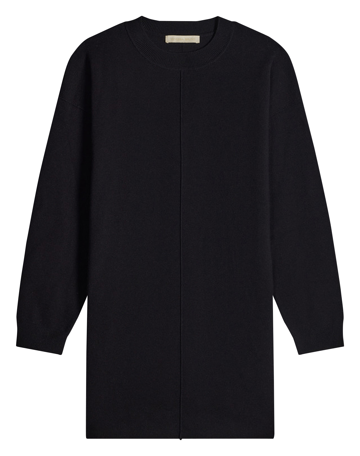 Robe pull courte en laine mélangée VANESSA BRUNO Noir