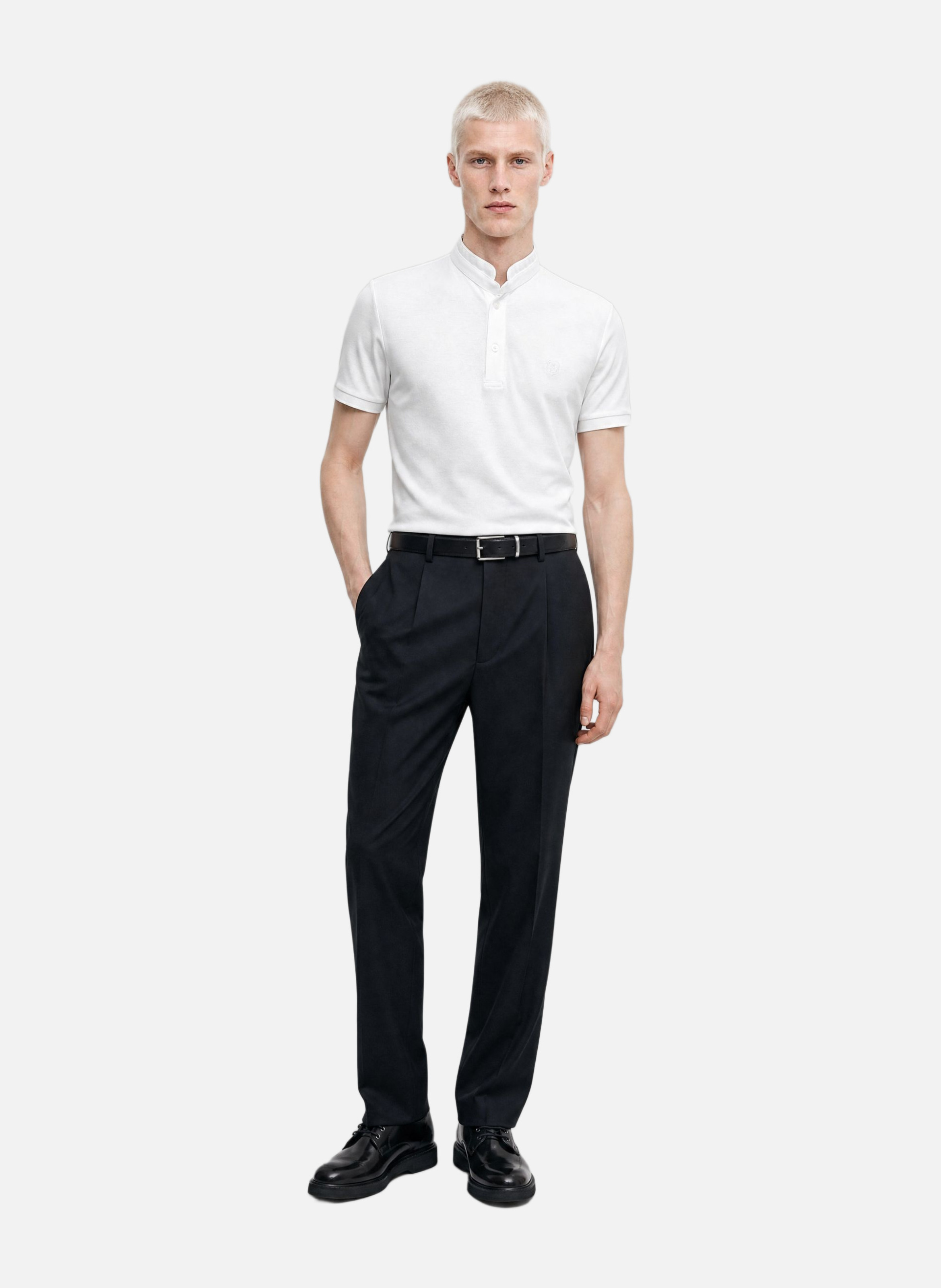 Mandarin-collar polo shirt THE KOOPLES White