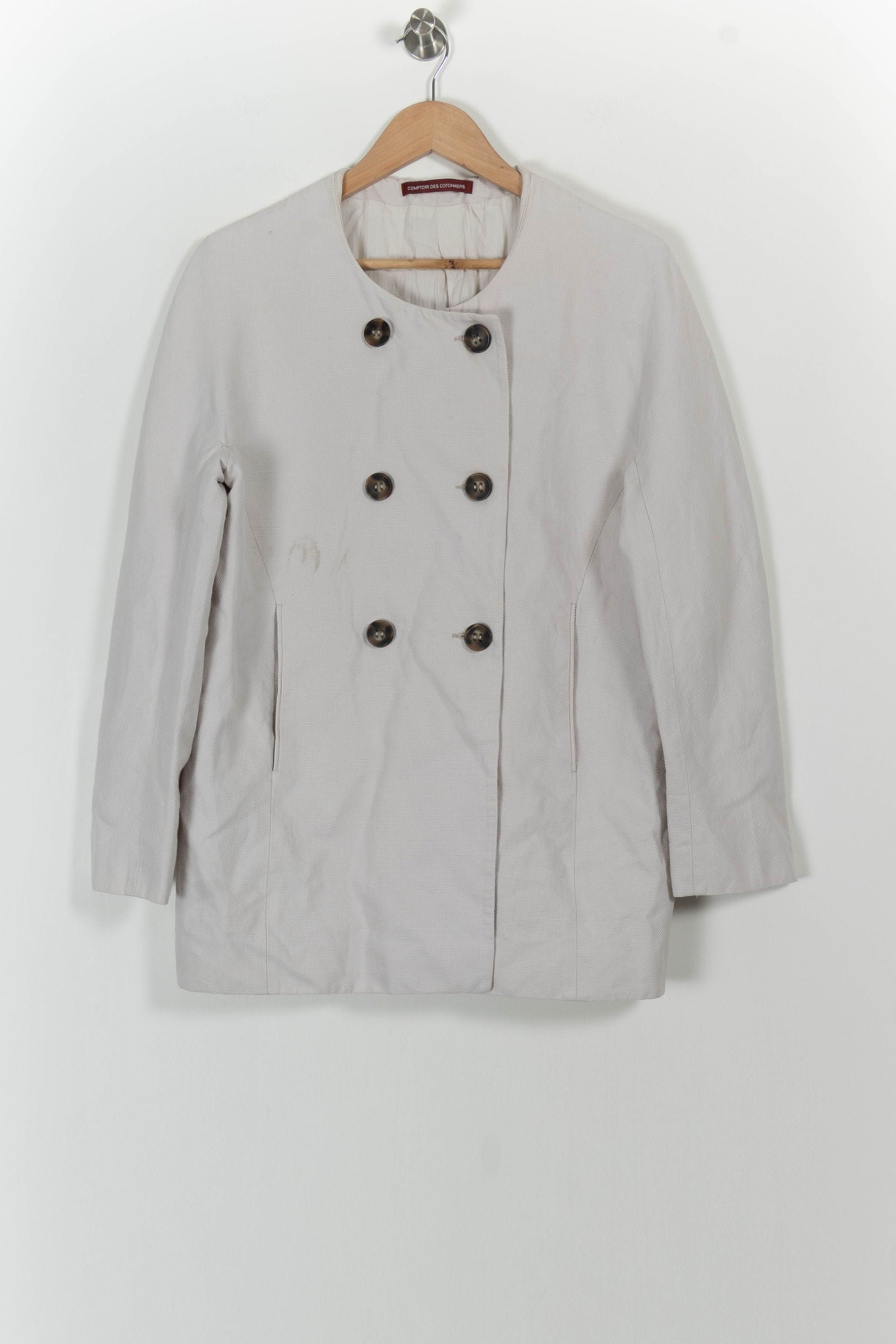 Short coat COMPTOIR DES COTONNIERS - Seconde main White