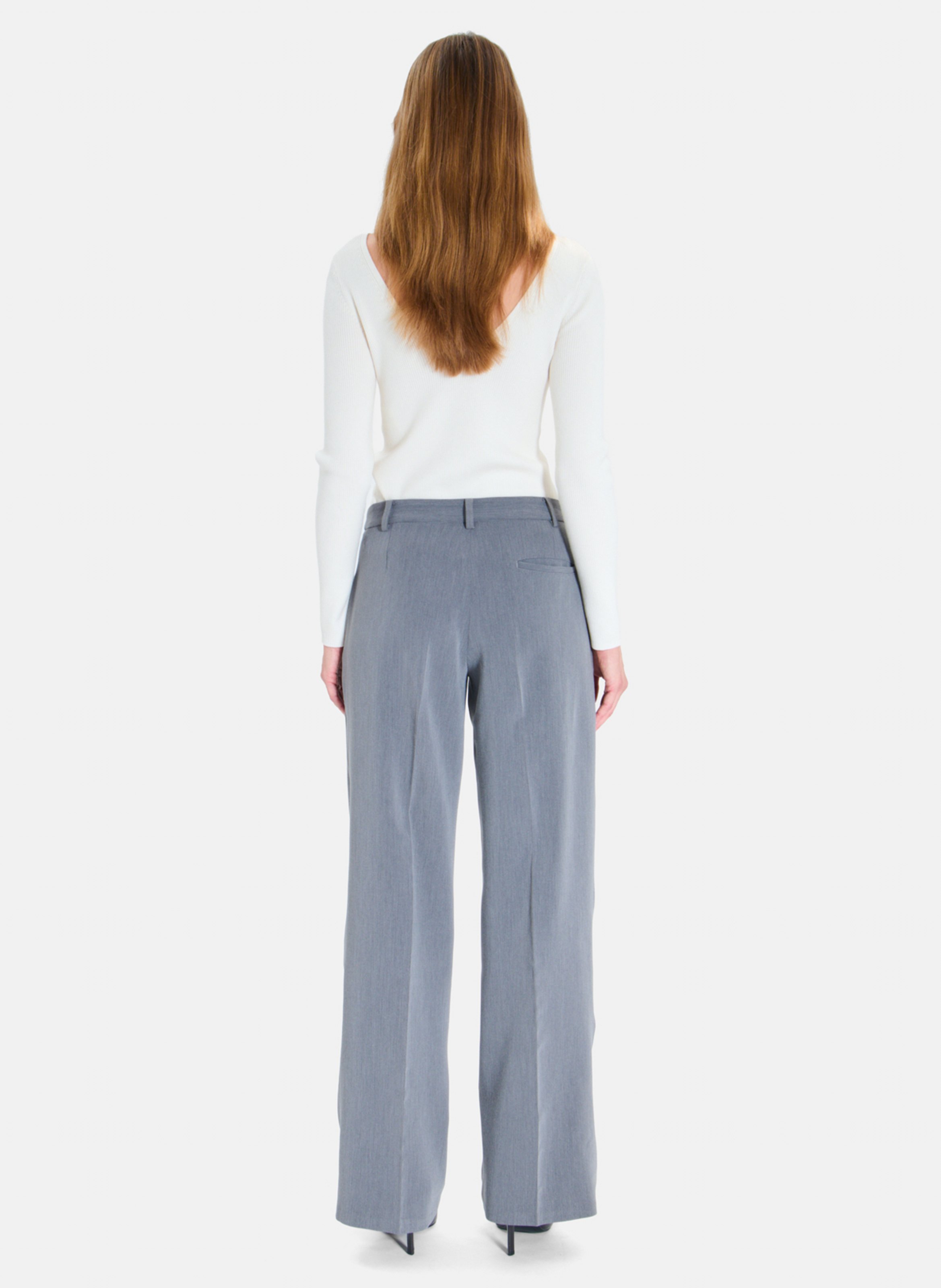 Straight-leg palazzo pants ZAPA Grey