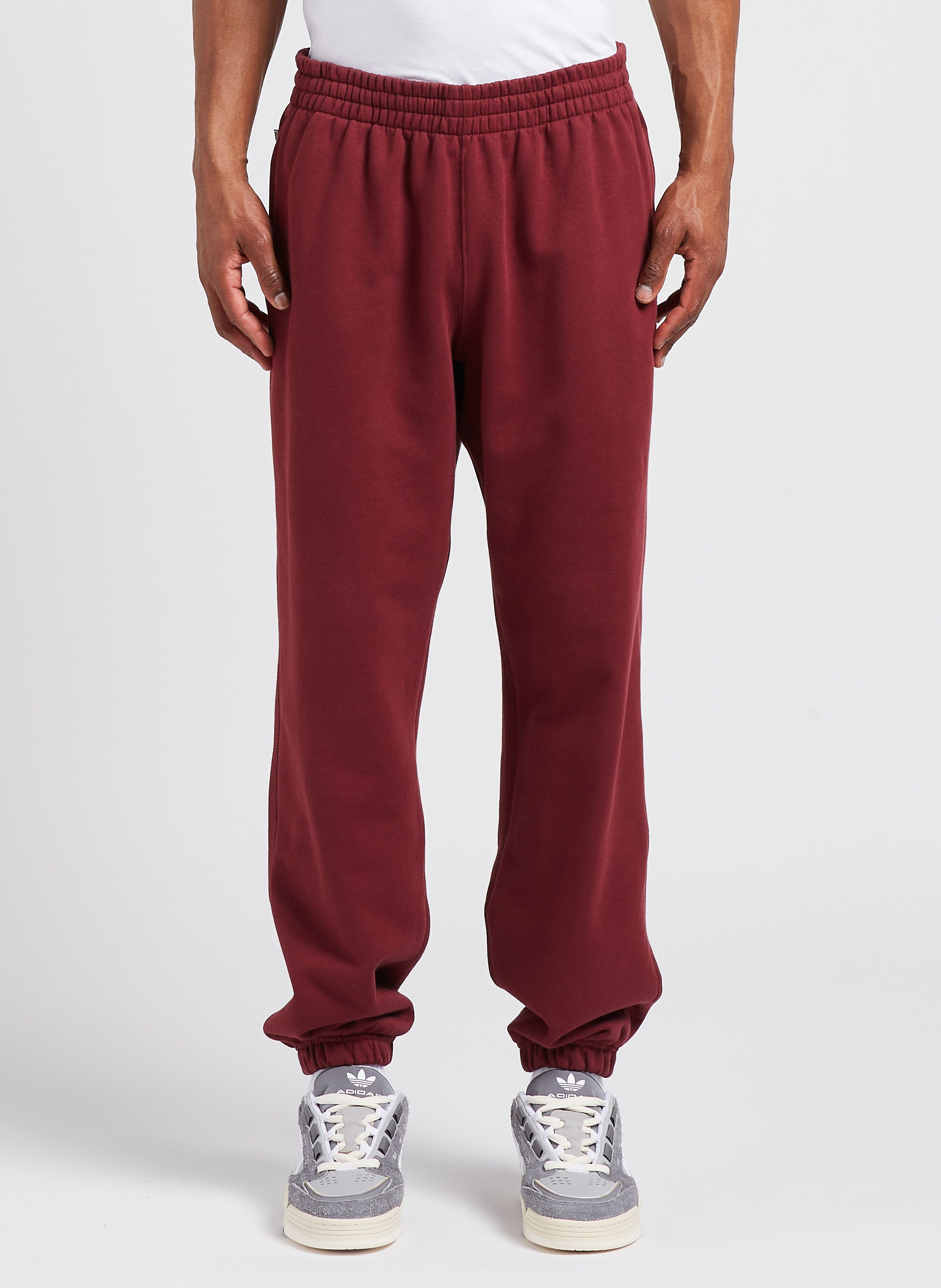 Pantalon rojo adidas online hombre