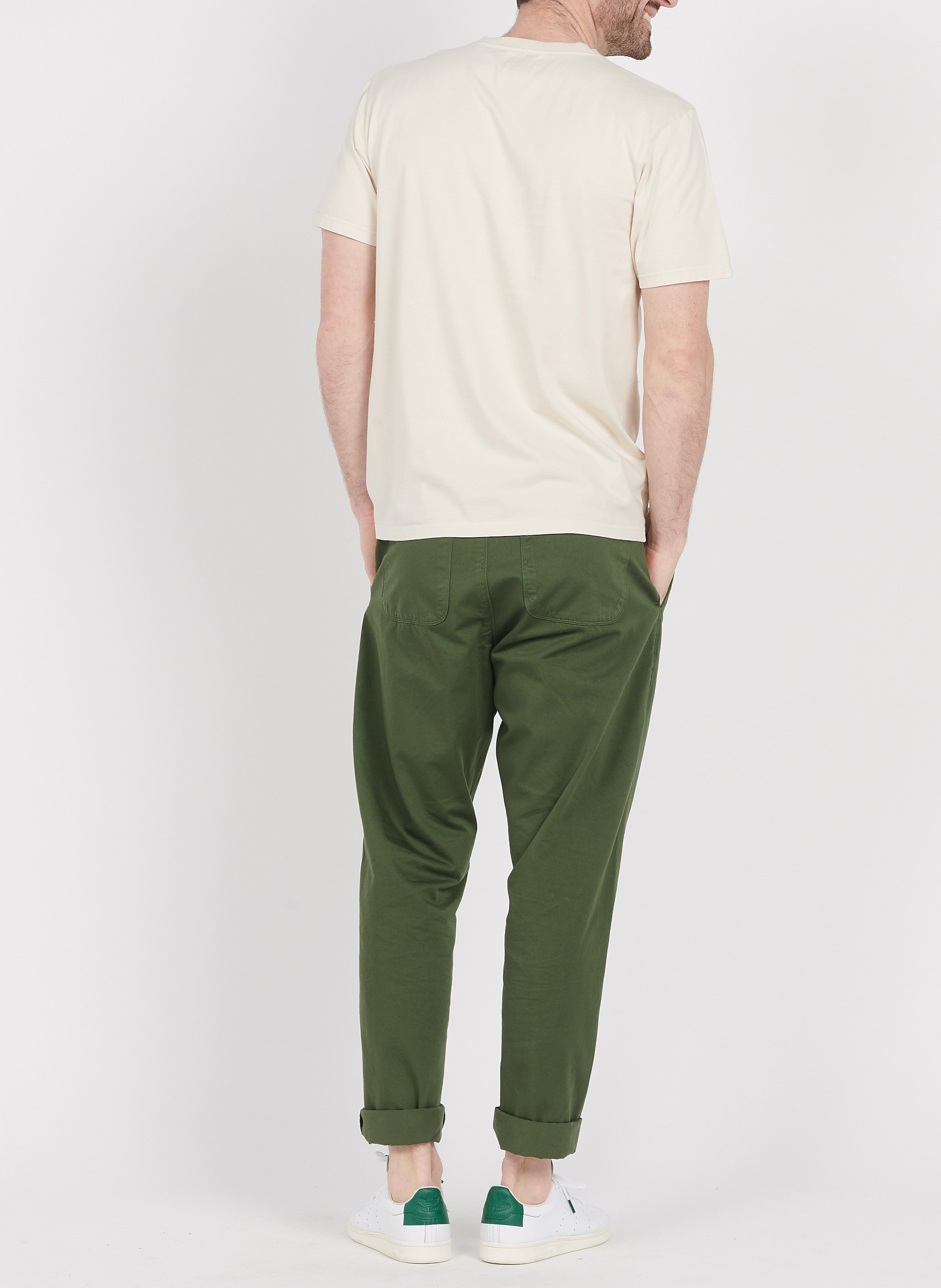 Round-neck organic cotton T-shirt COLORFUL STANDARD White