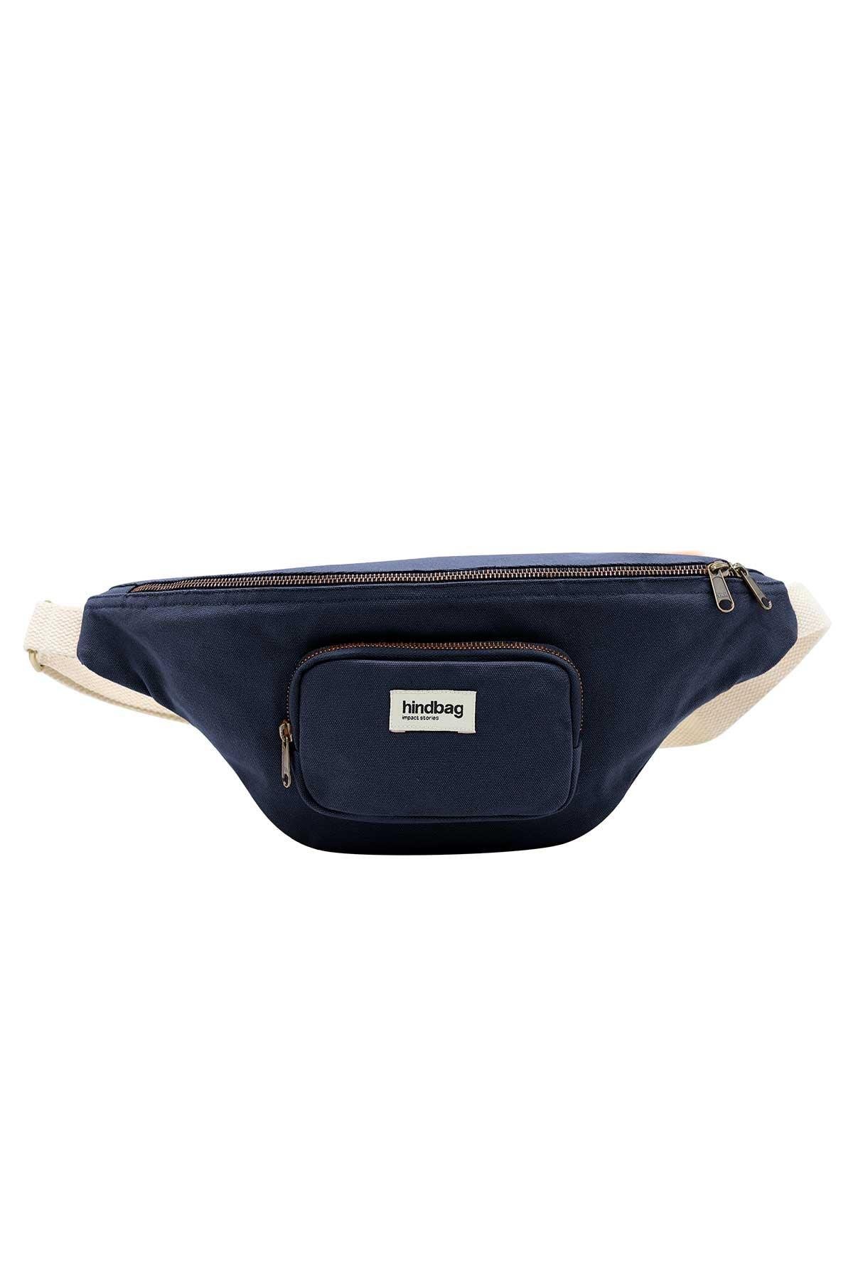 Cotton waist bag HINDBAG Blue