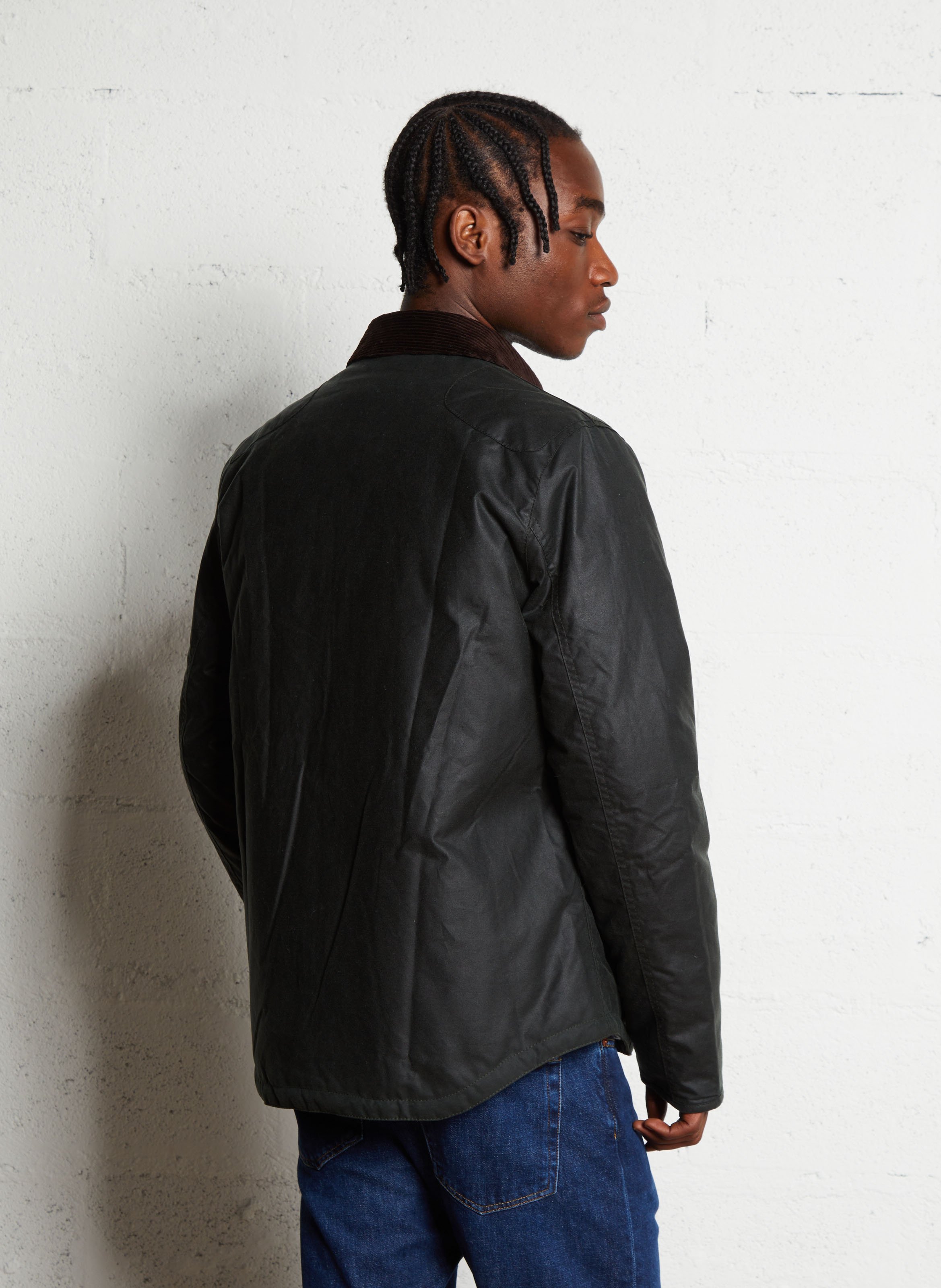 Katoenen waxjas BARBOUR Groen