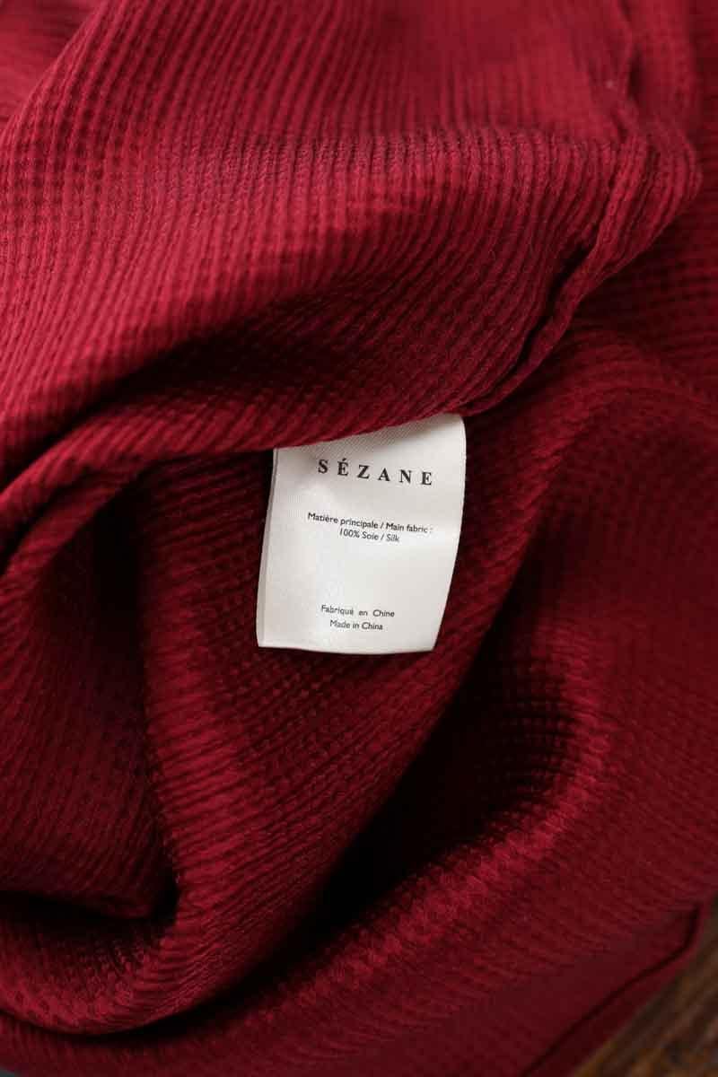Silk blouse SEZANE - Seconde main Red