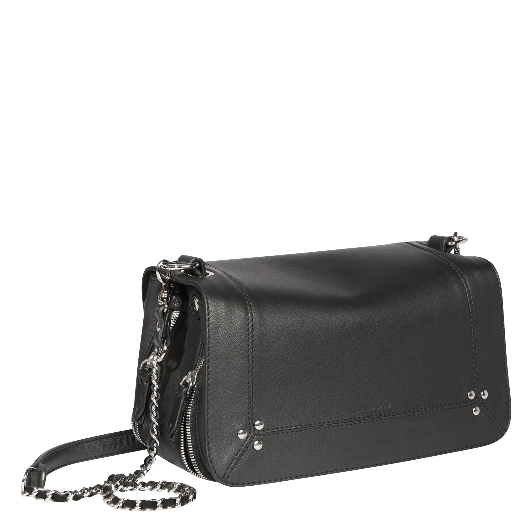 Dori leather shoulder bag JEROME DREYFUSS Black