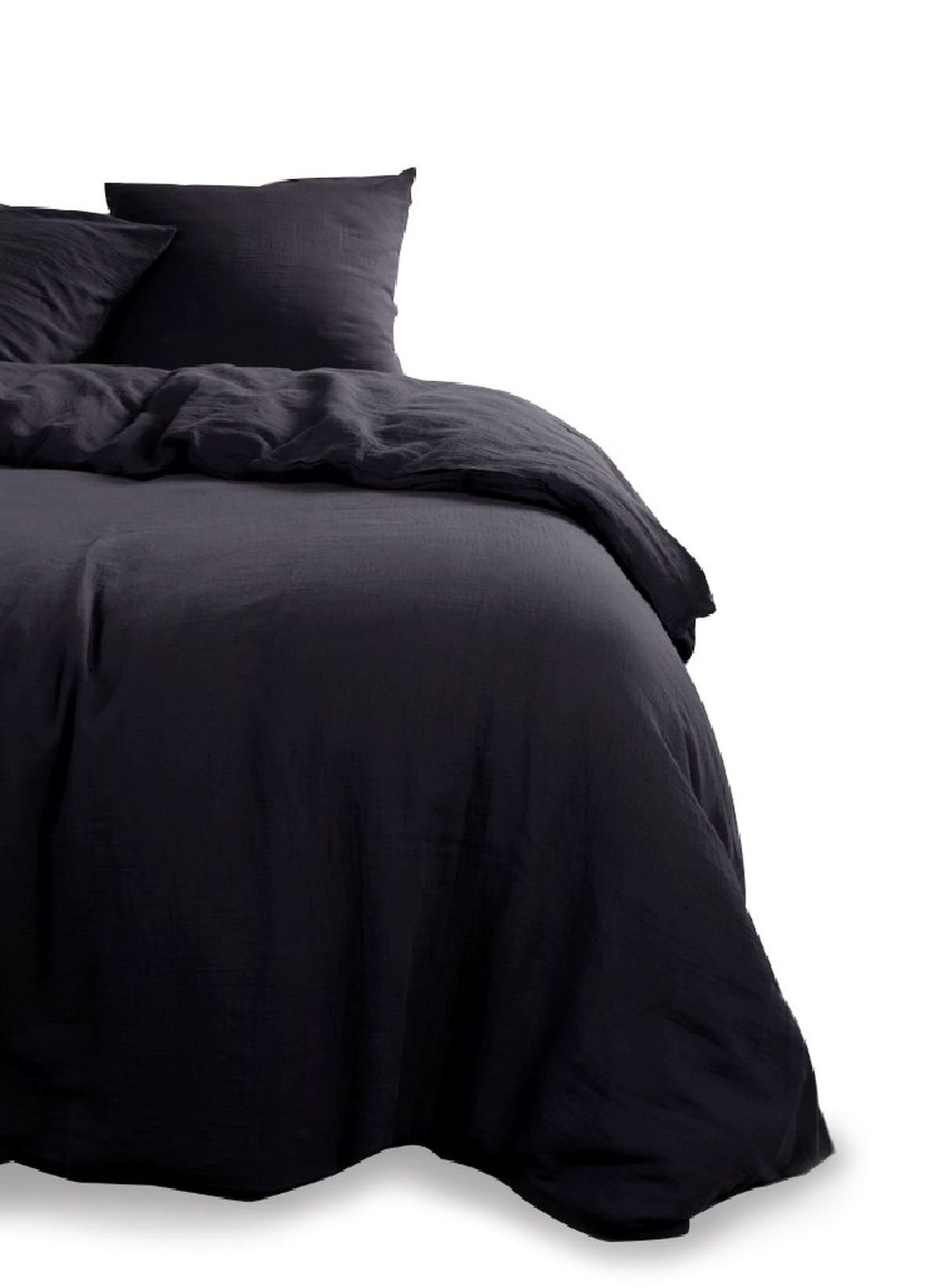 Solid color cotton bedding set TODAY LINGE DE MAISON Grey