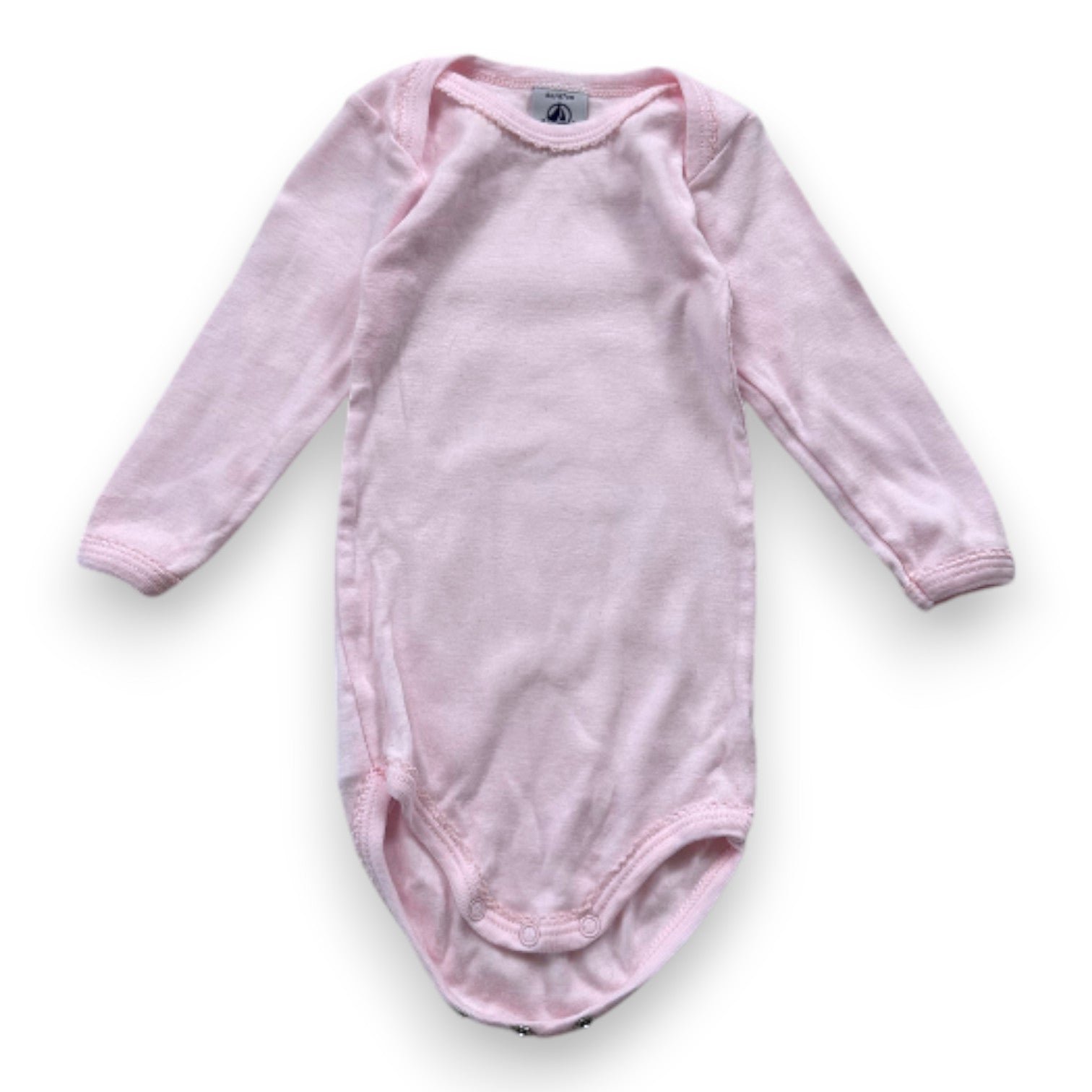 Pink baby bodysuit - 6 months PETIT BATEAU - Seconde Main Pink