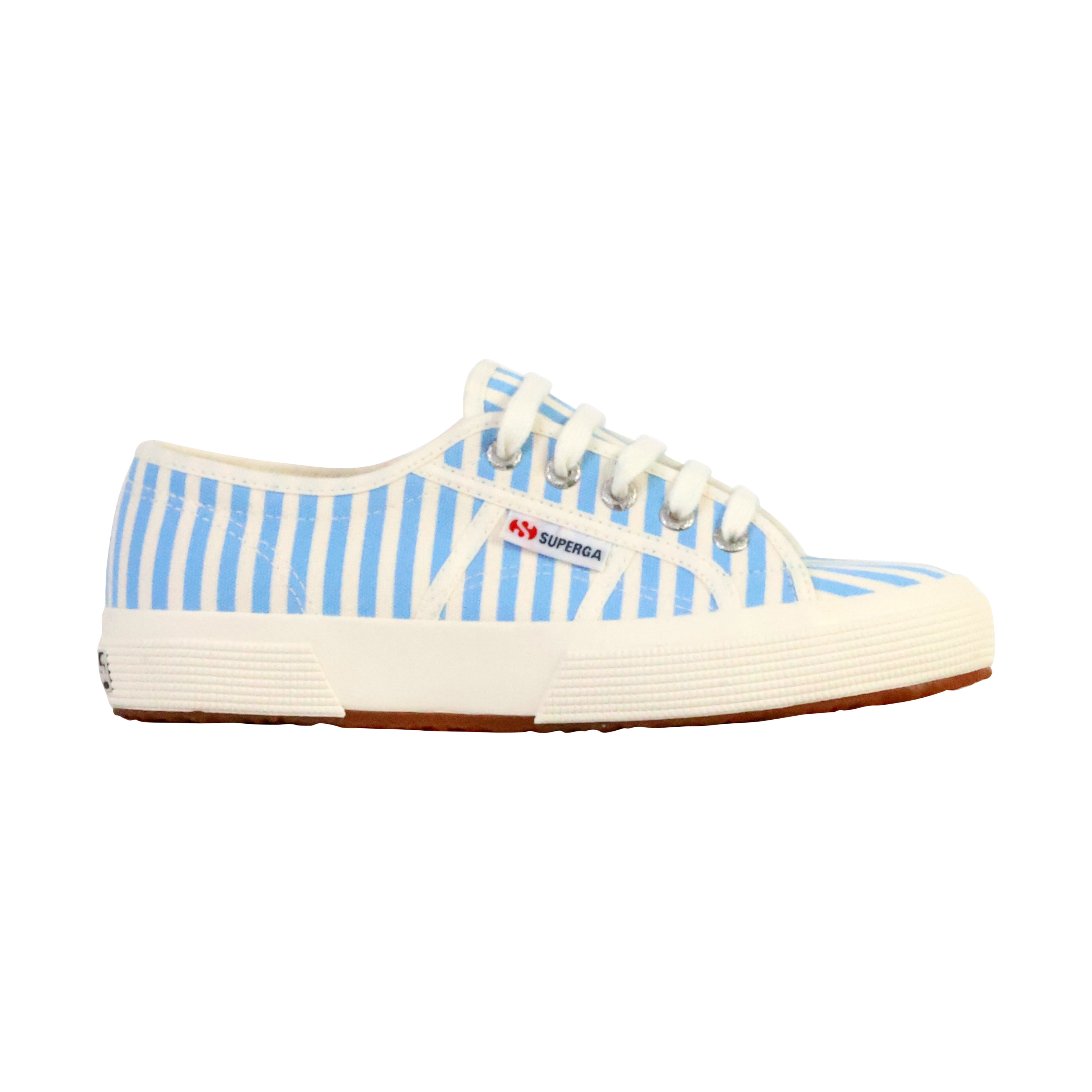 Superga Stripes Print Lace-Up Sneakers SUPERGA Blue