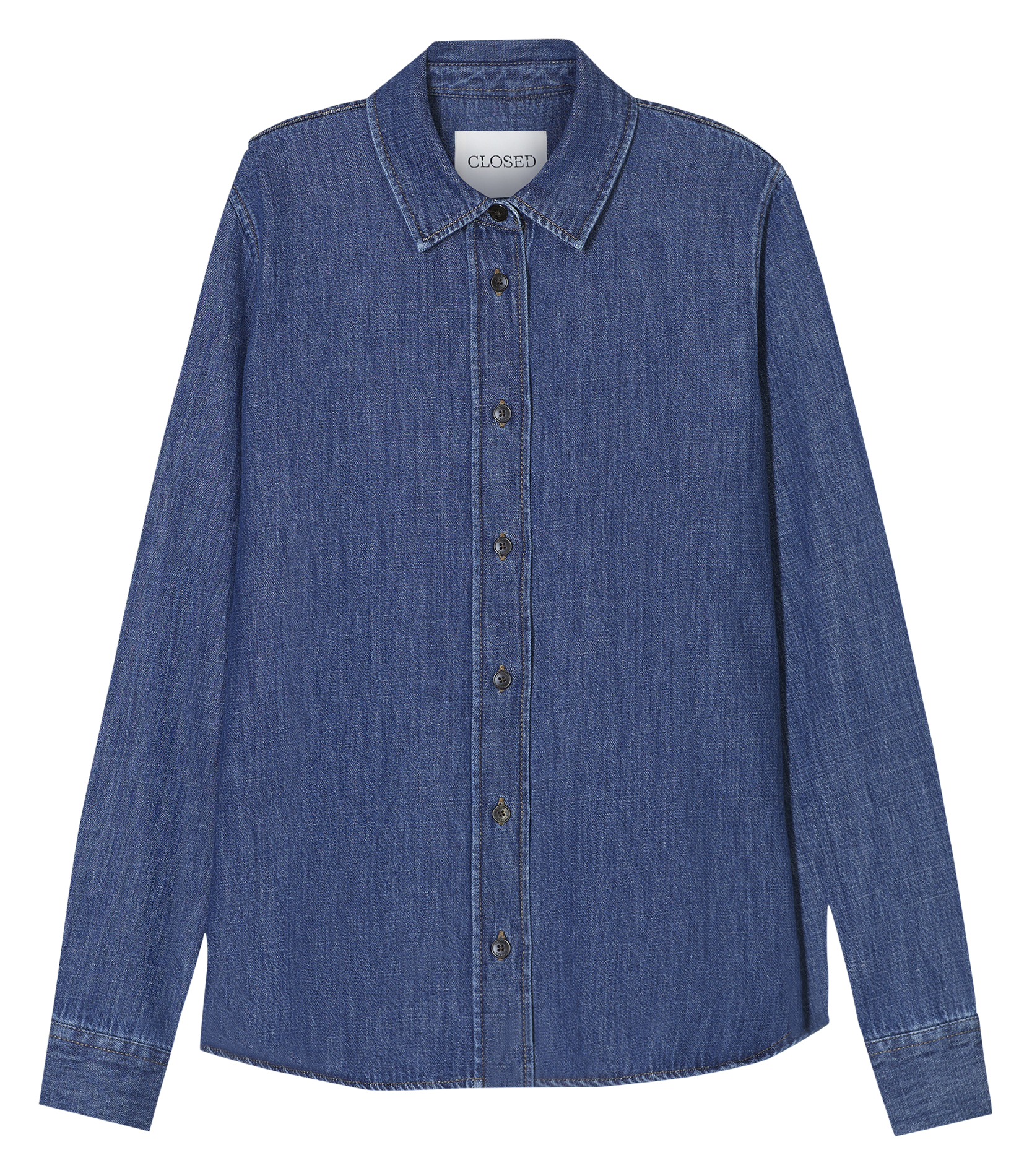 Chemise en jean avec dos ouvert CLOSED Bleu