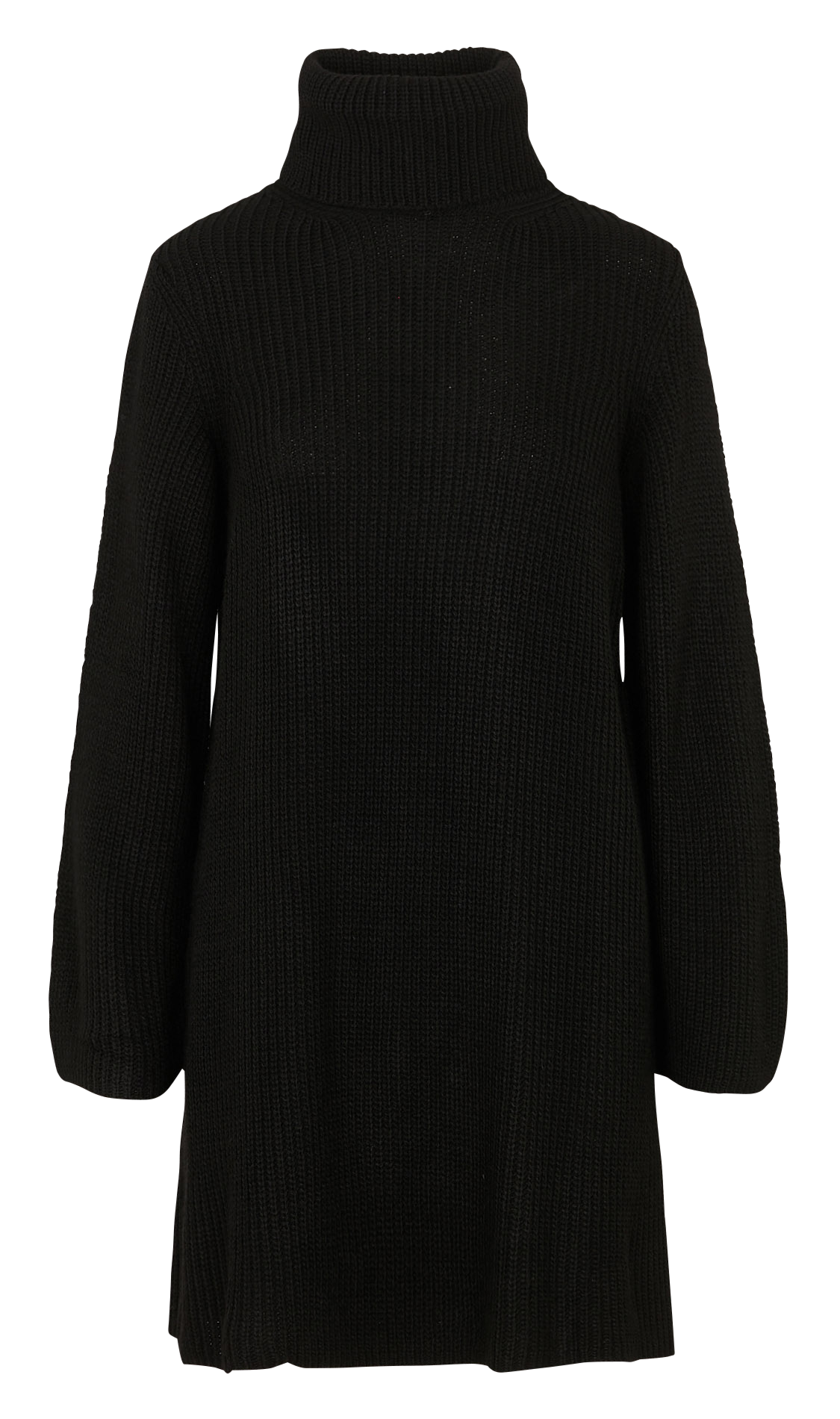 Short dress in beaded ribbed knit LA FEE MARABOUTEE Black