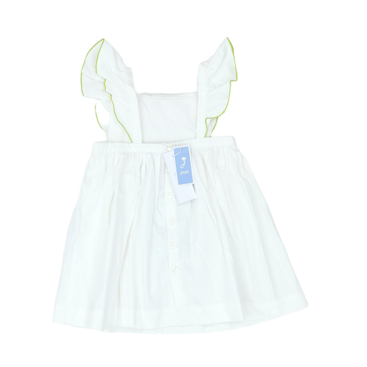 White Baby Dress - 24 months JACADI - Seconde Main White