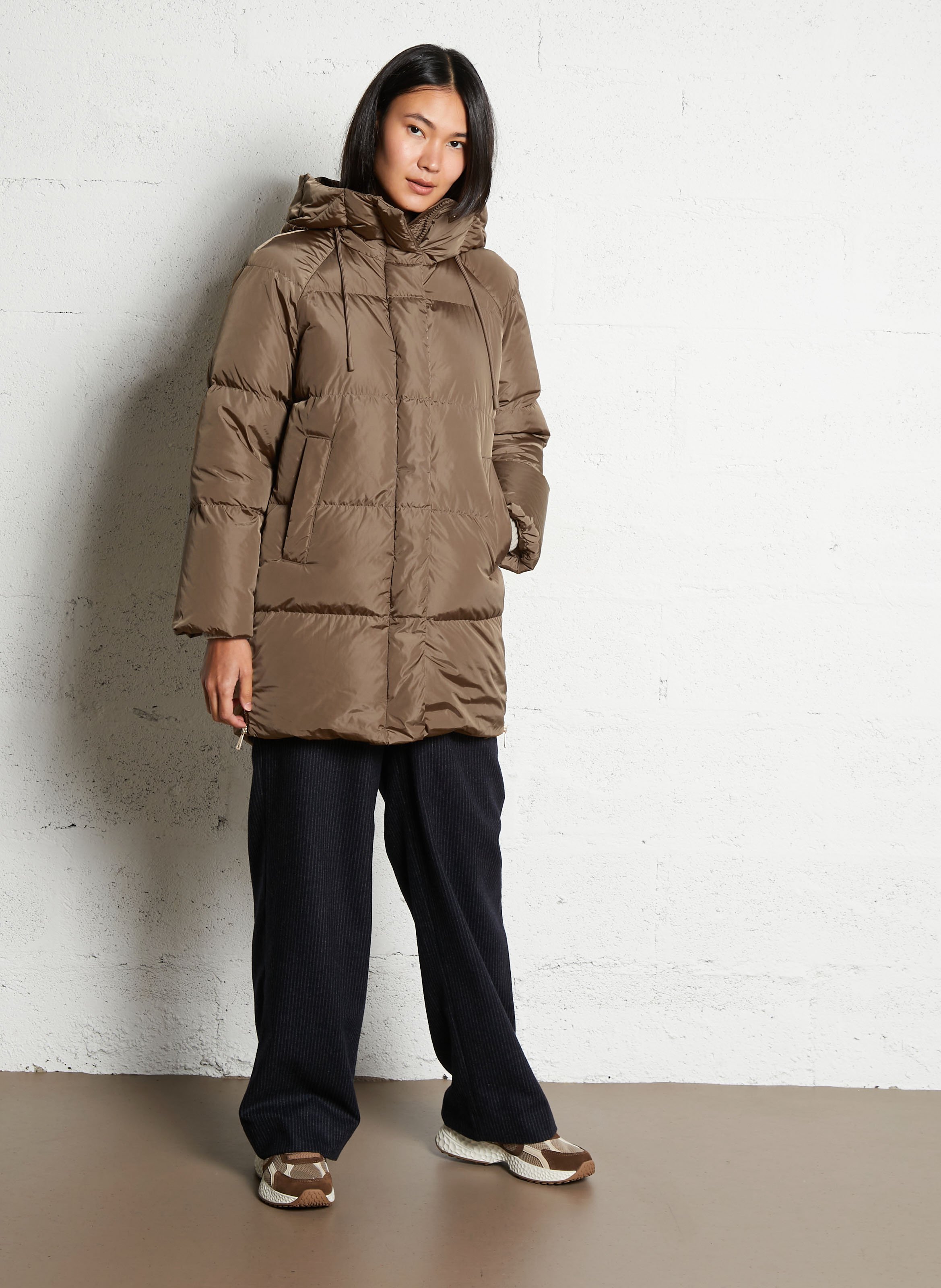 Doudoune col montant  MAX MARA WEEK END Marron