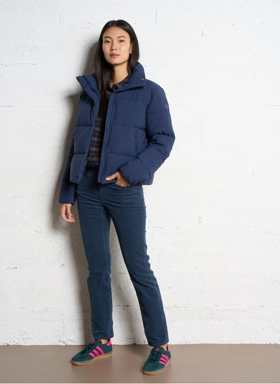 Baskets basses en cuir velours - Look 7