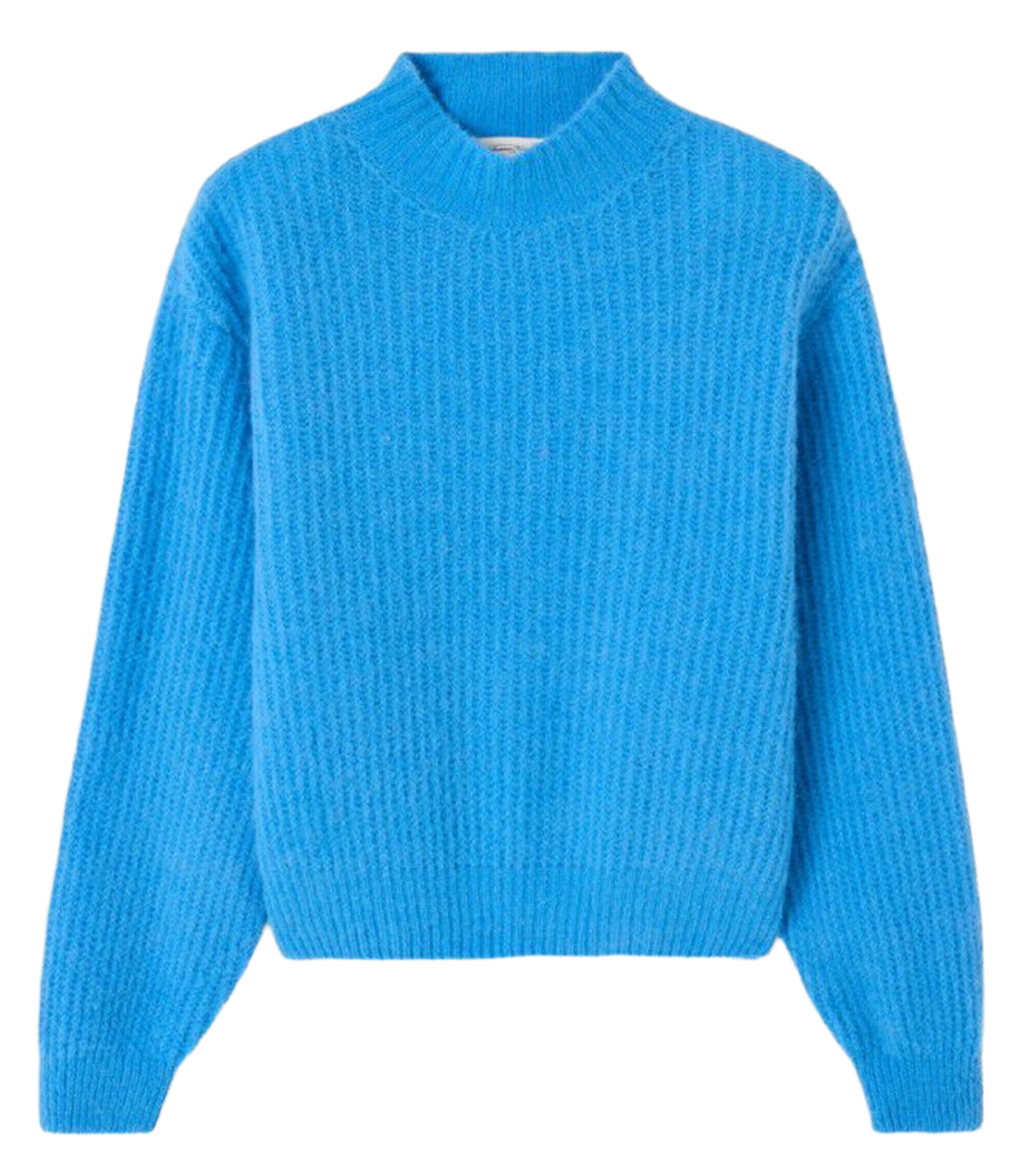 Pull oversize col montant AMERICAN VINTAGE Bleu
