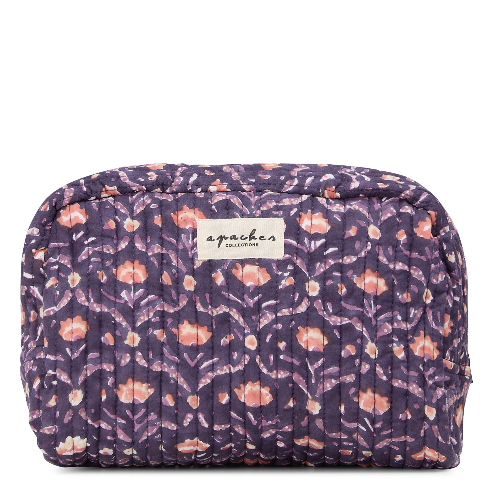 Floral print toiletry bag APACHES COLLECTIONS Blue