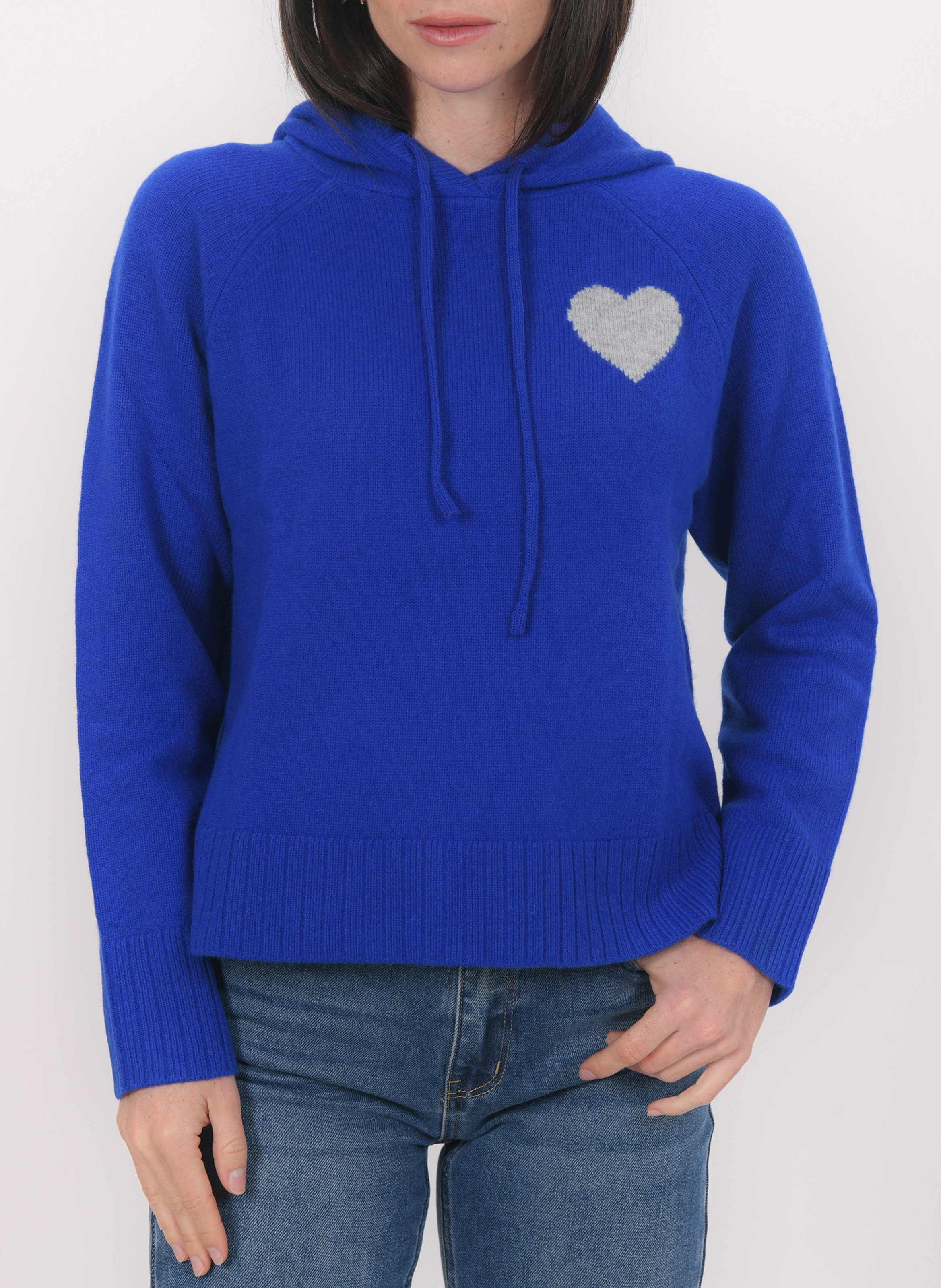 Pull oversize à capuche en laine et cachemire KOOKAI