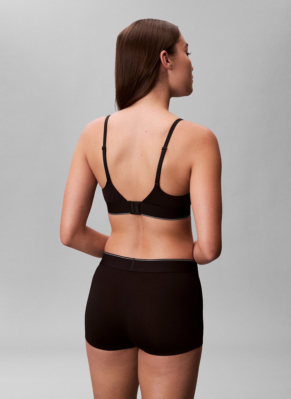 Culotte met halfhoge elastische taille CALVIN KLEIN UNDERWEAR Zwart