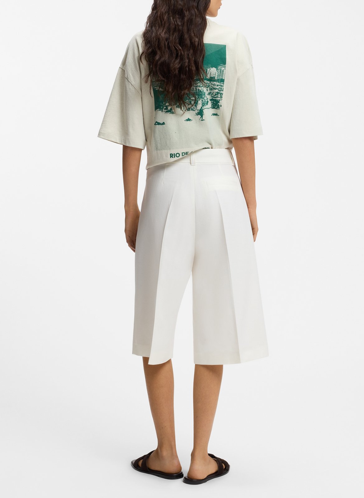 Straight Bermuda shorts BOSS Beige