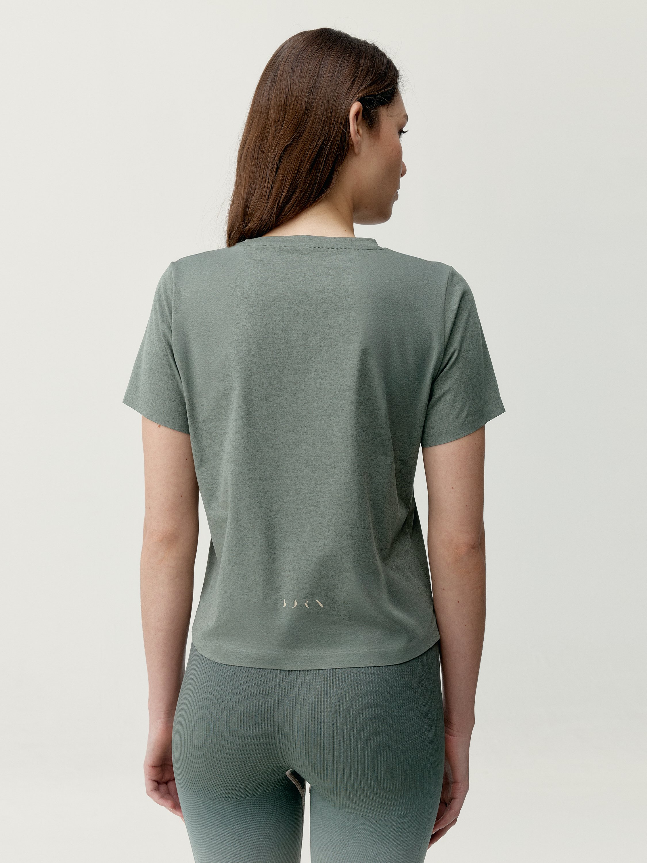 T-shirt de sport performance manches courtes rosella BORN Vert