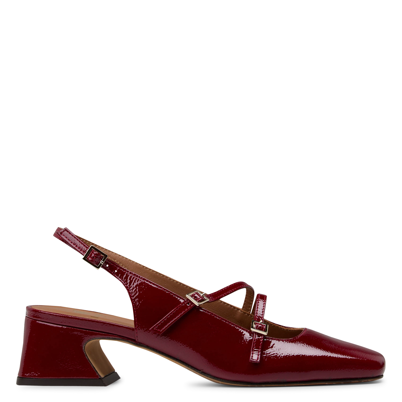 Babies slingback with patent leather straps BOBBIES