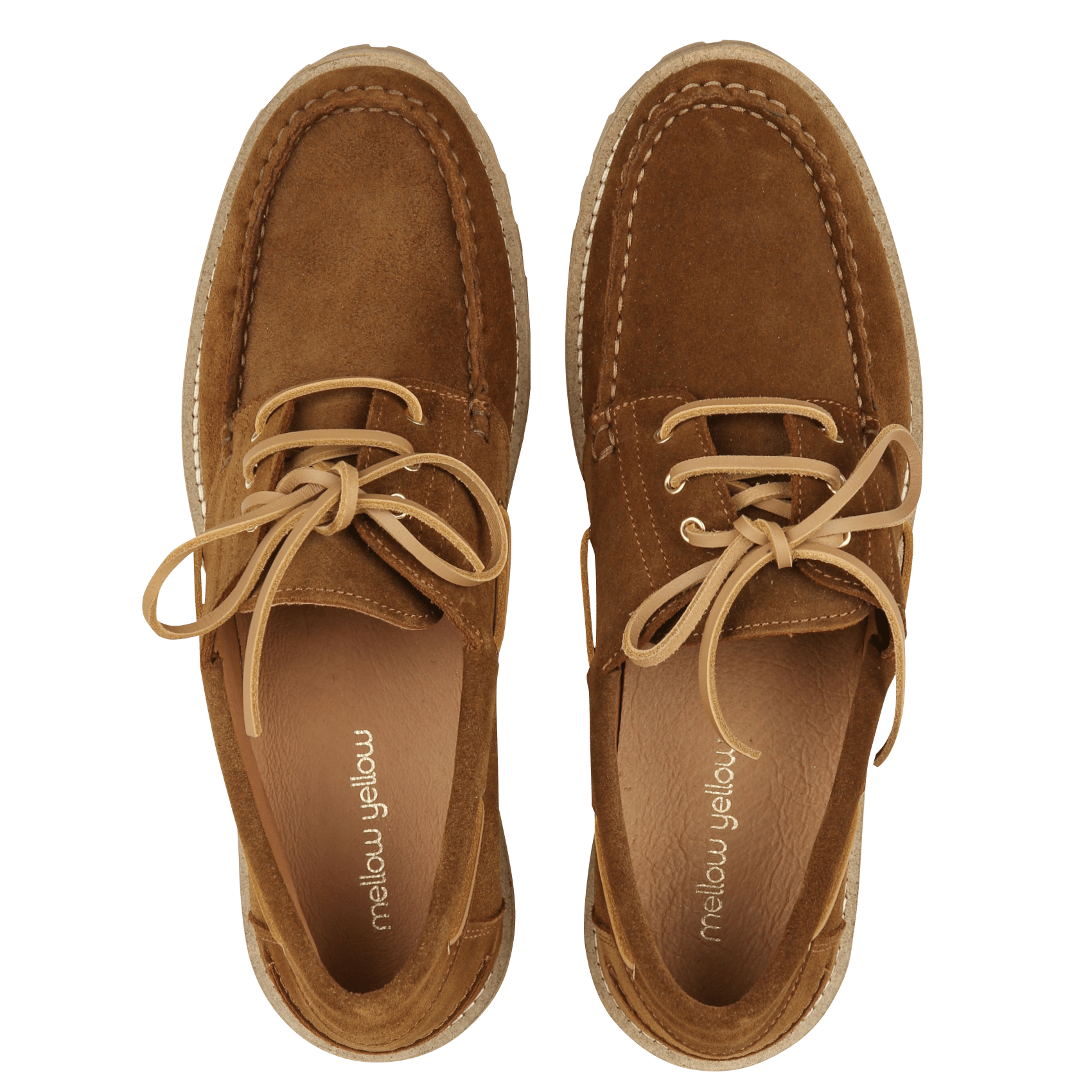 Schuhe aus Wildleder-Leder MELLOW YELLOW Braun