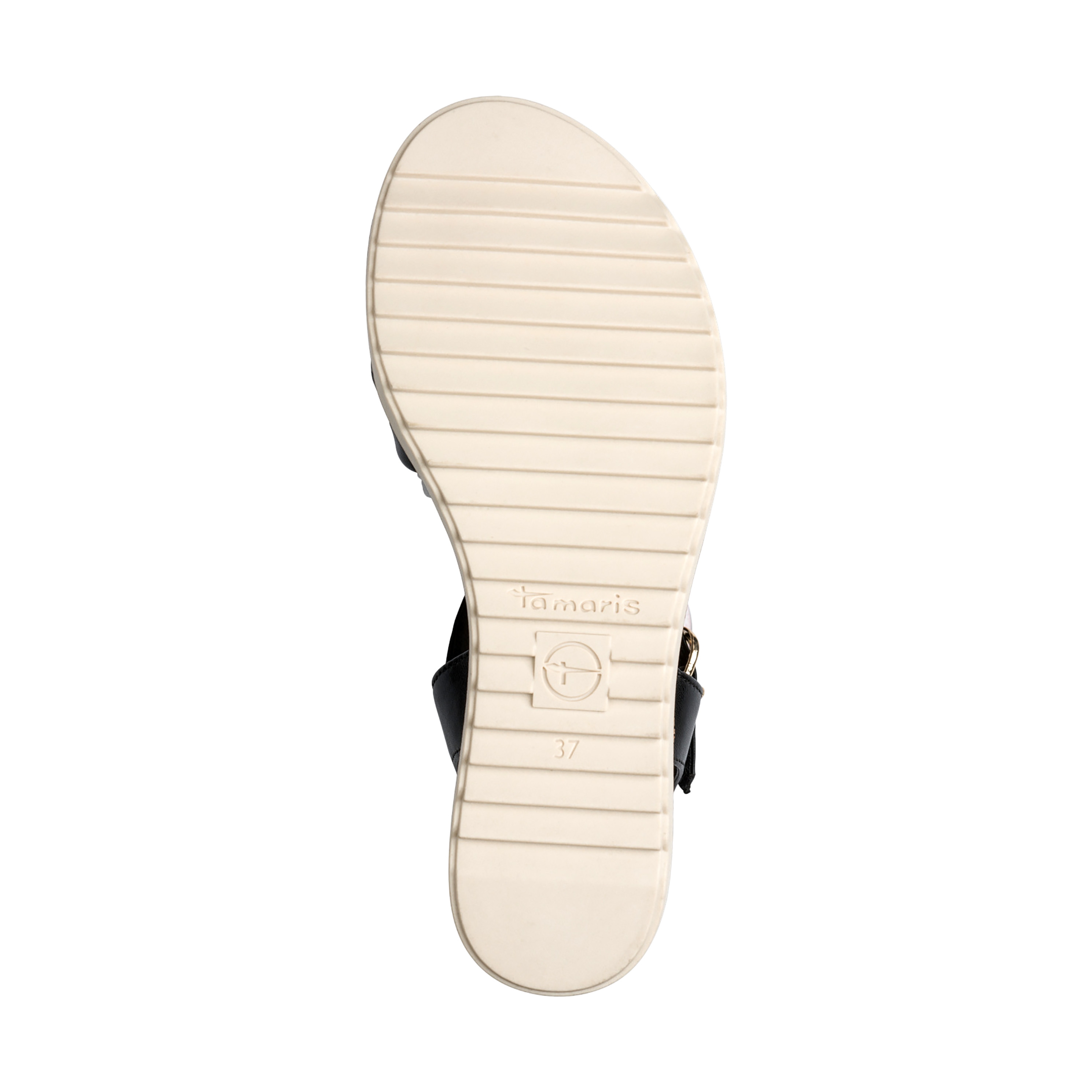 Sandales compensées à brides TAMARIS Noir