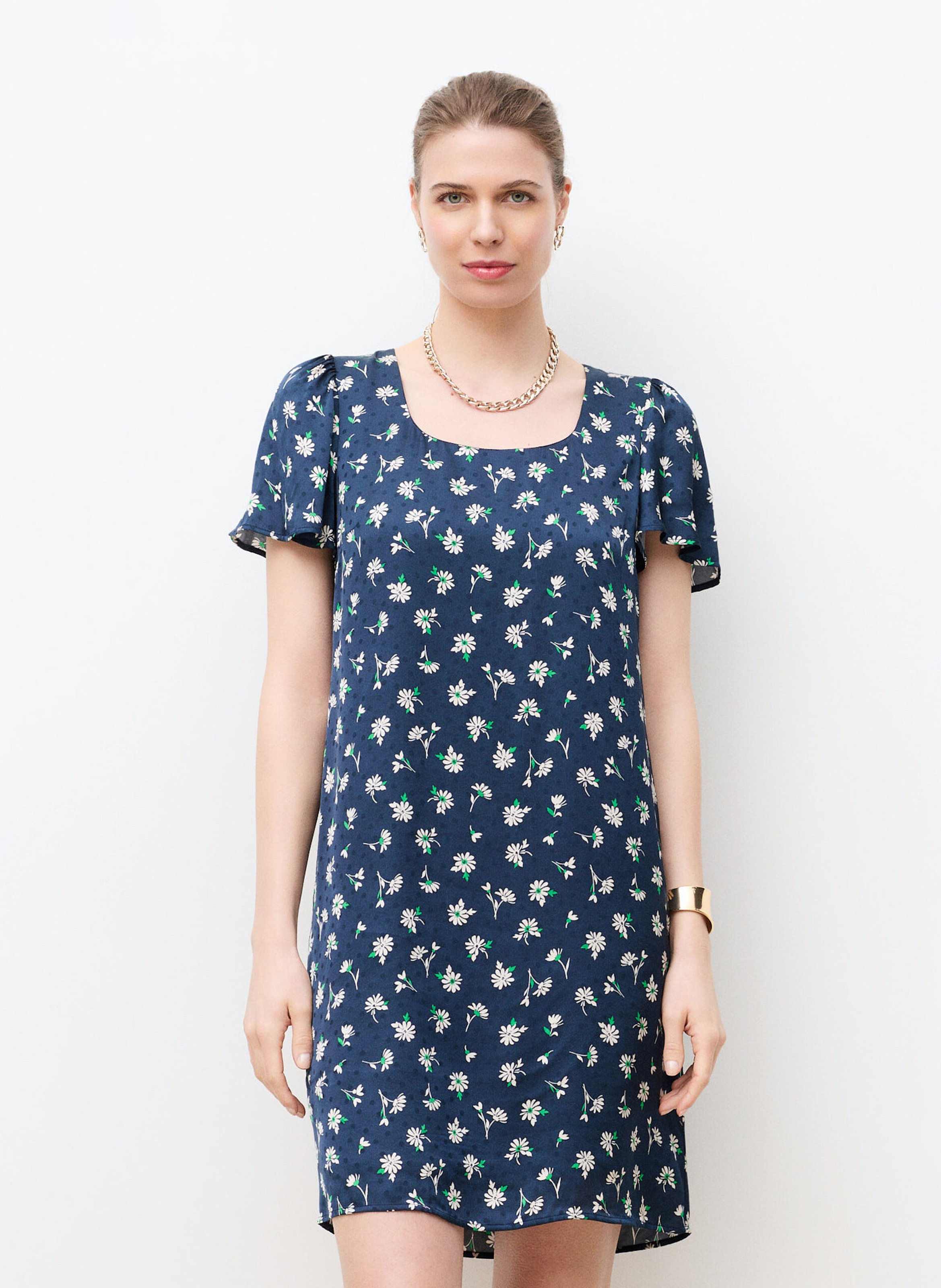 Printed dress CAROLL Blue