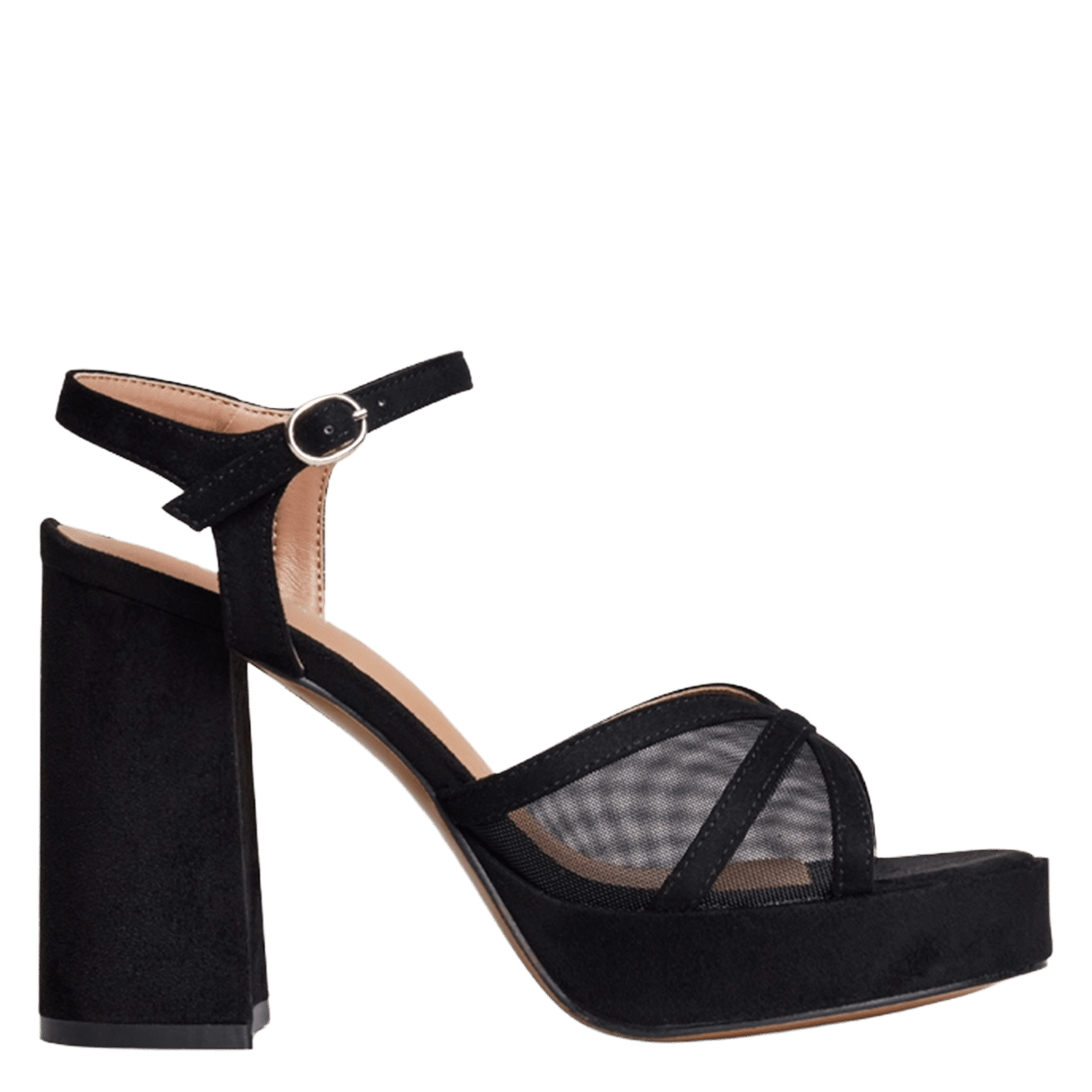 Sandalias de tacón alto con correa JONAK Negro