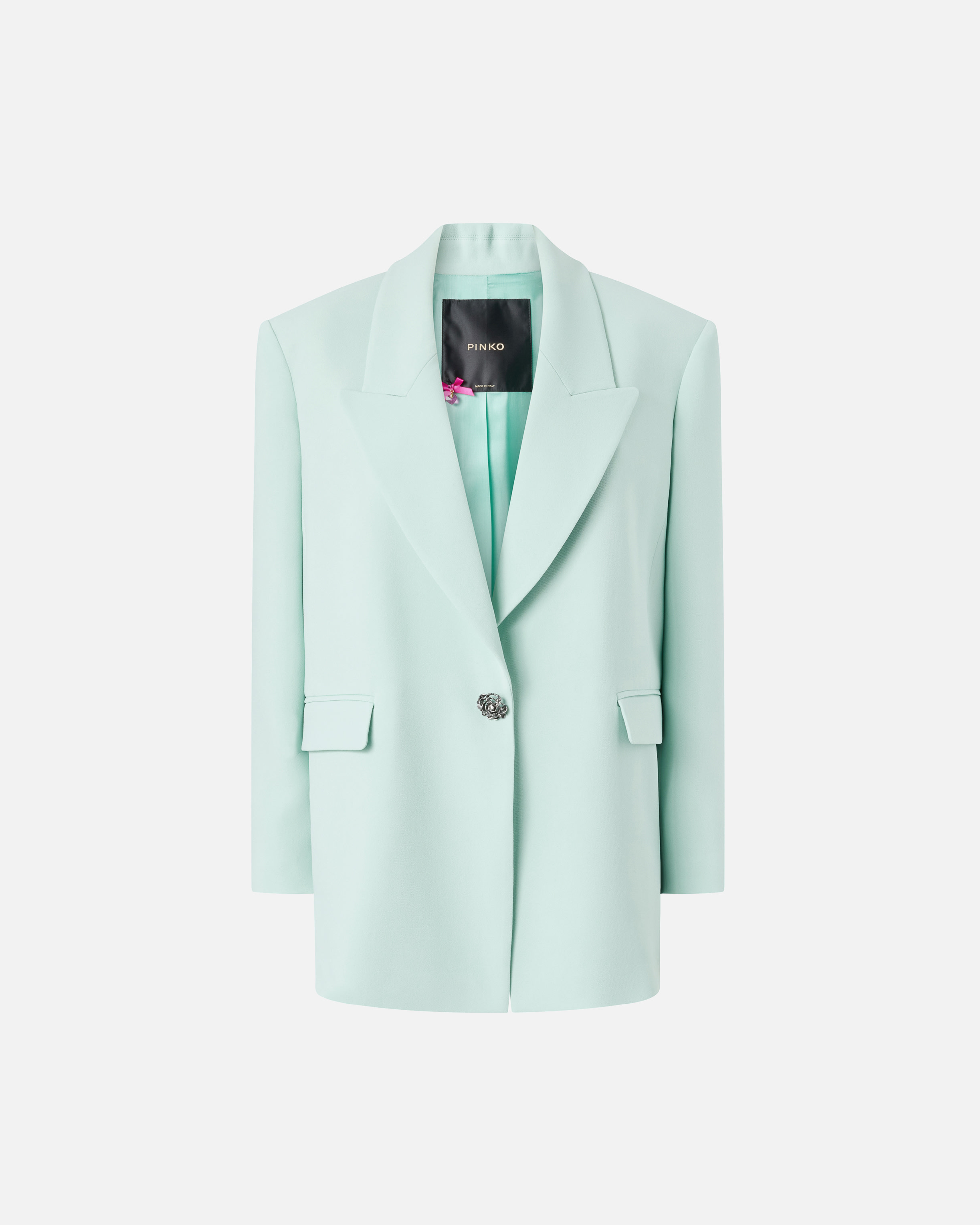 Veste à boutons roses bijou PINKO Vert