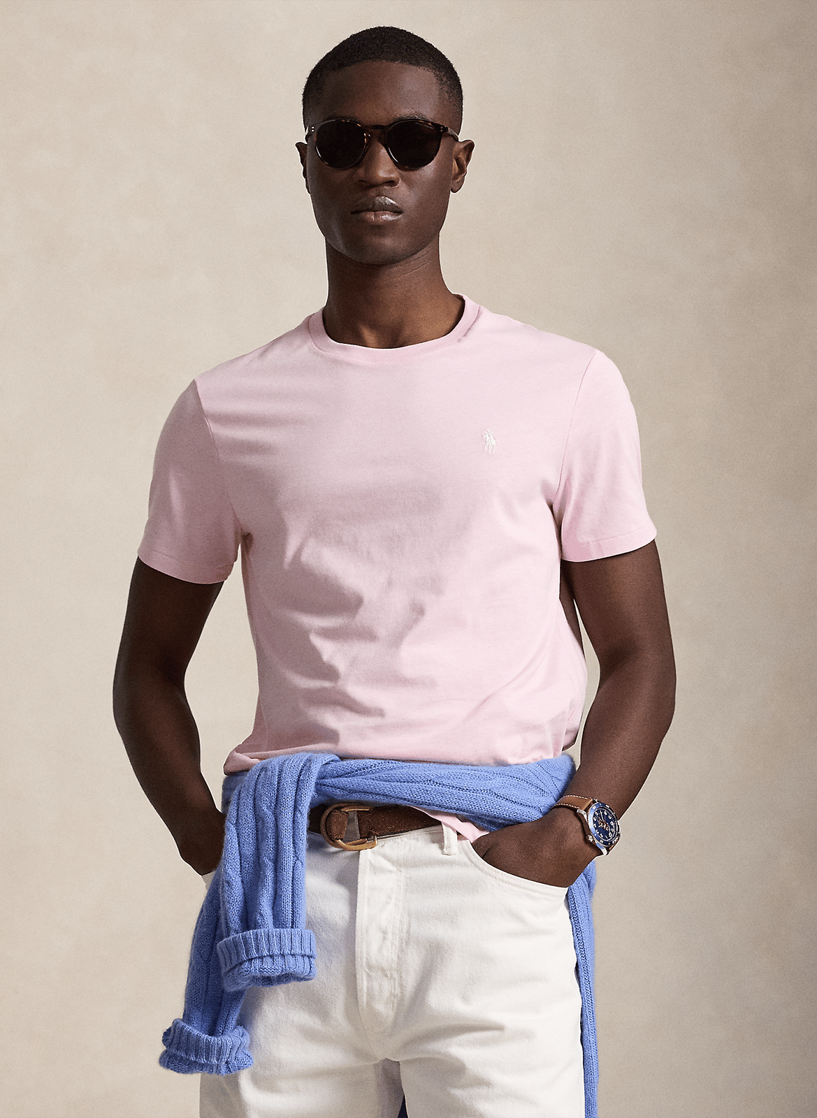 Tee-shirt col rond regular-fit en coton POLO RALPH LAUREN