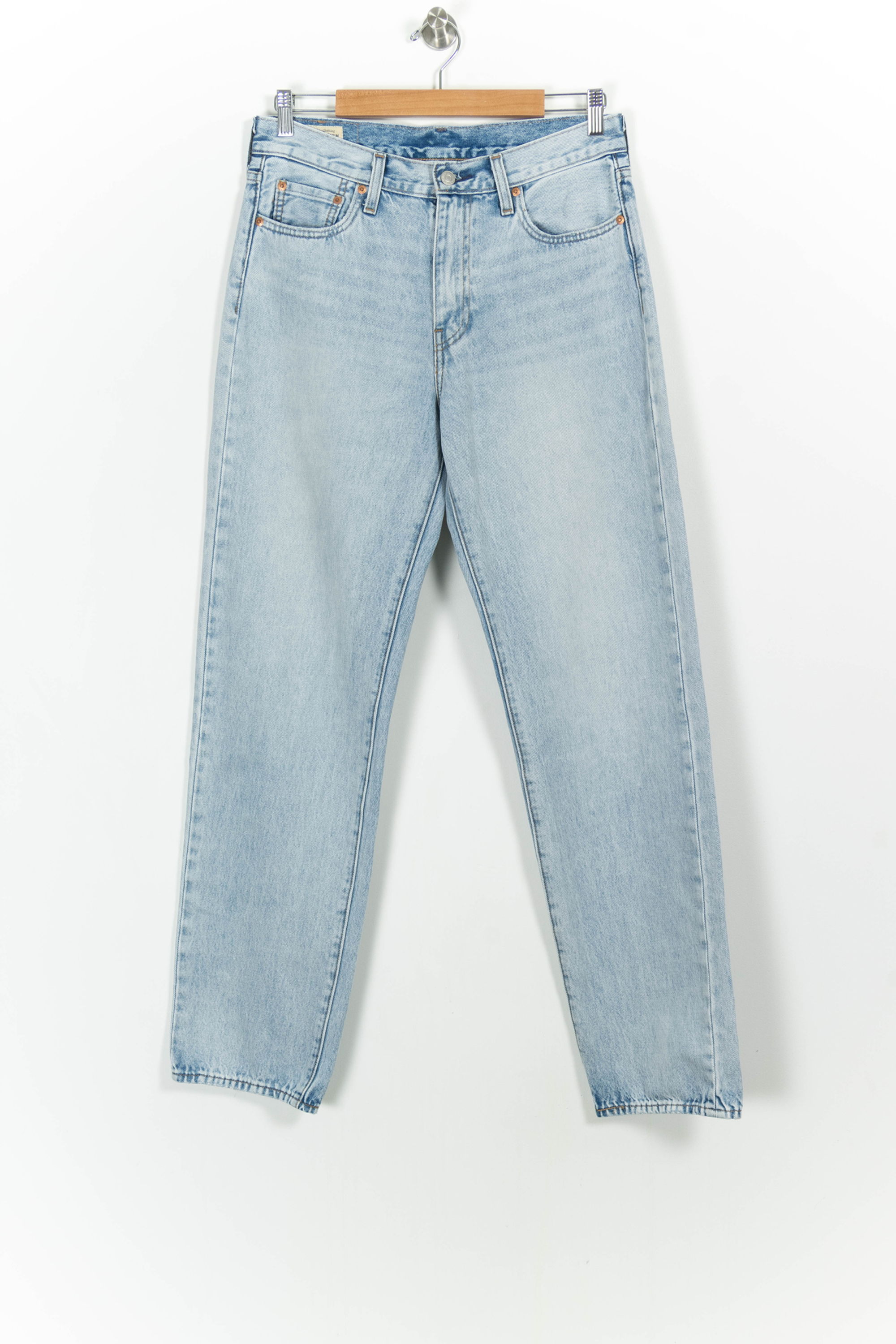 Cropped slim jeans with studs LEVI'S - Seconde main Blue