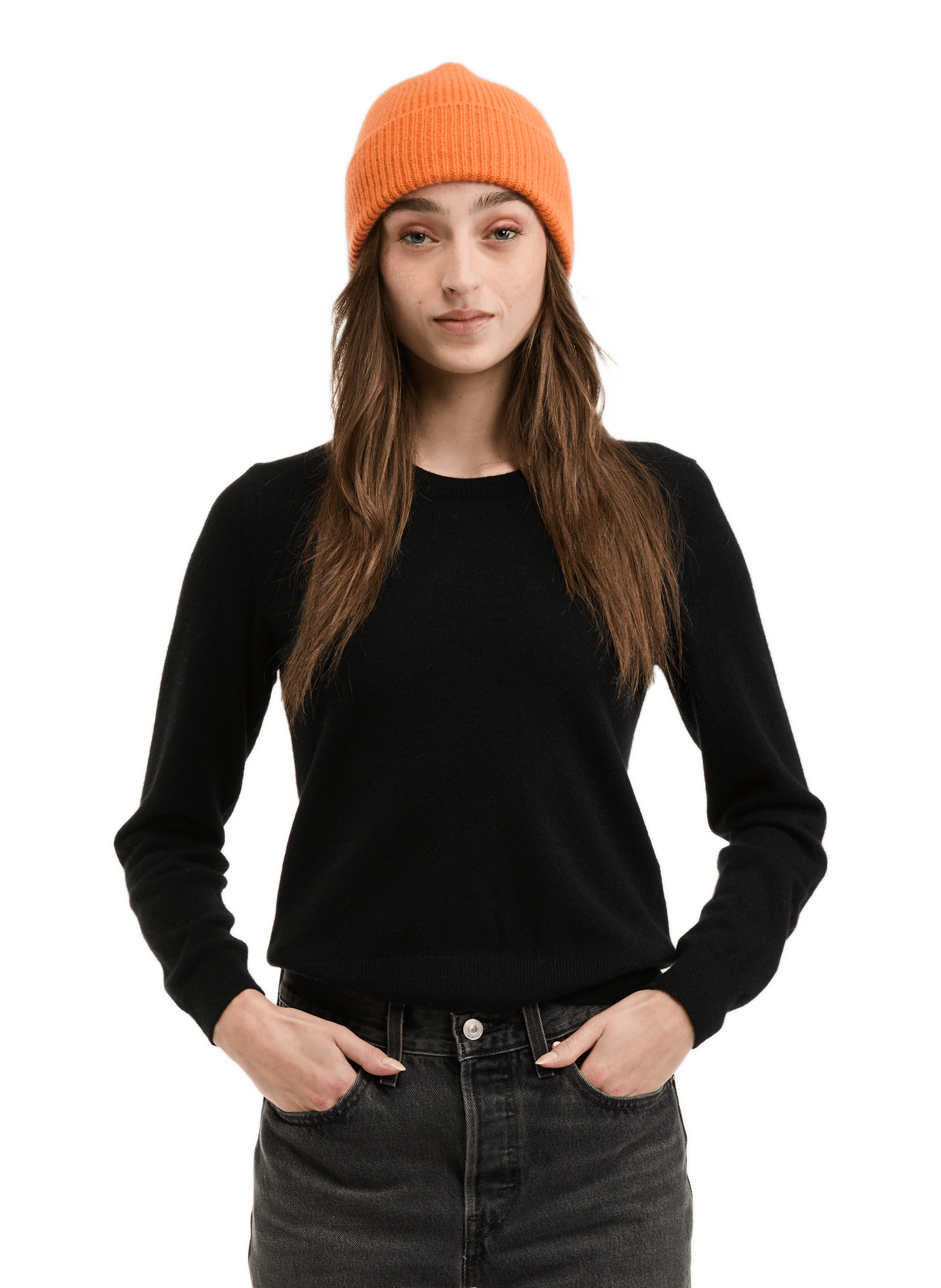Cashmere sweater AU PRINTEMPS PARIS Black